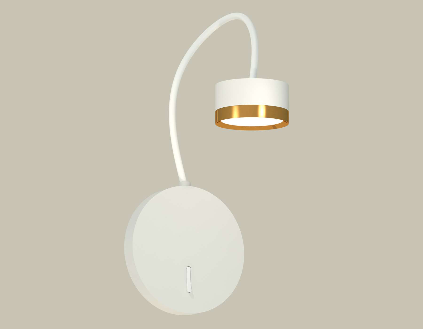 Настенный светильник Ambrella XB9595152 SWH/PYG белый песок/золото желтое полированное GX53 (C9595, N8124)