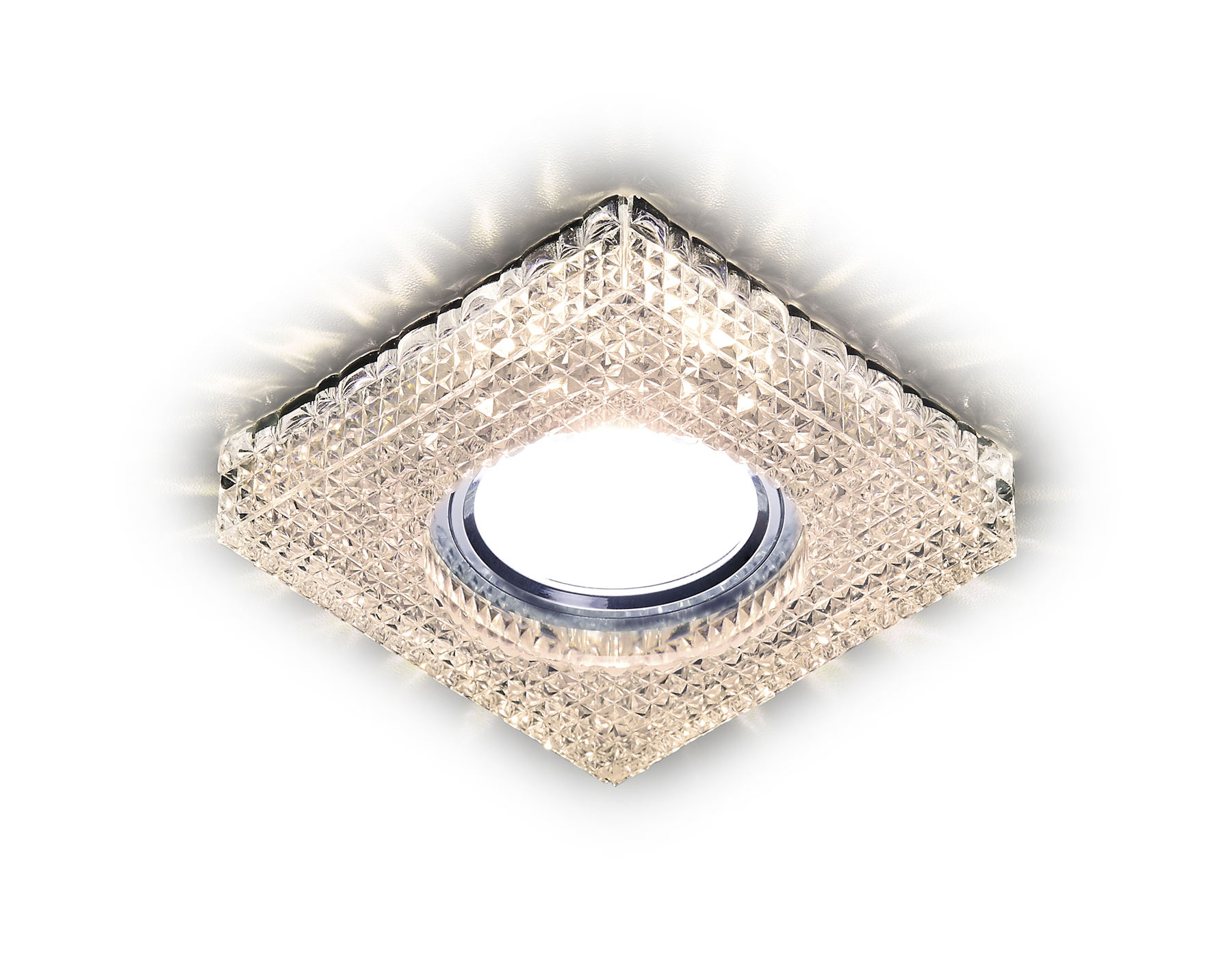 Встраиваемый светильник Ambrella S272 CL/WW хром/прозрачный MR16+3W(LED WARM) Встраиваемый светильник Ambrella S272 CL/WW хром/прозрачный MR16+3W(LED WARM)