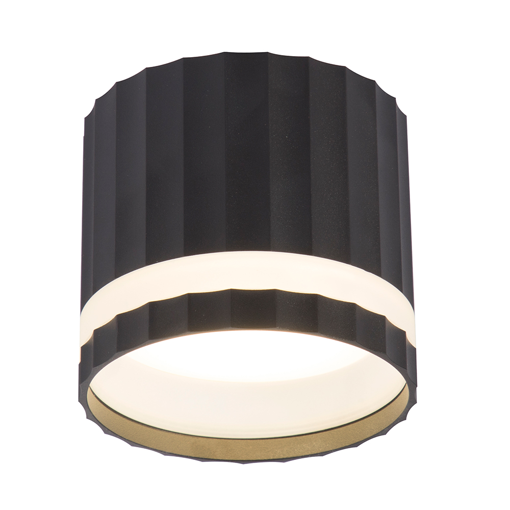 Светильник потолочный Feron HL369  Barrel OLYMPUS 12W, 230V, GX53, черный Светильник потолочный Feron HL369  Barrel OLYMPUS 12W, 230V, GX53, черный