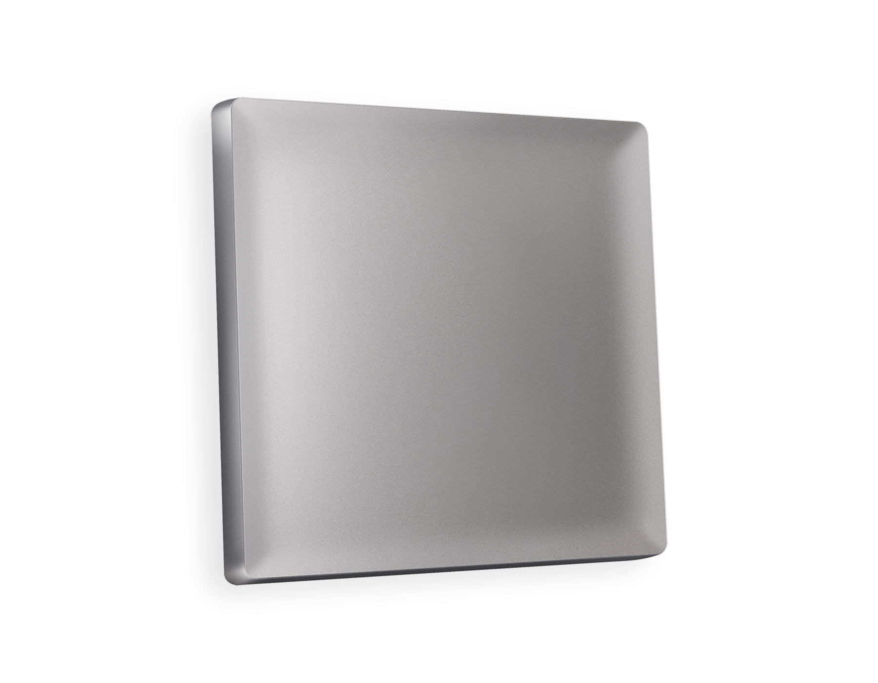 AP5010 Лицевая панель ALFA (Сталь матовый) для 1-кл выключателей QUANT