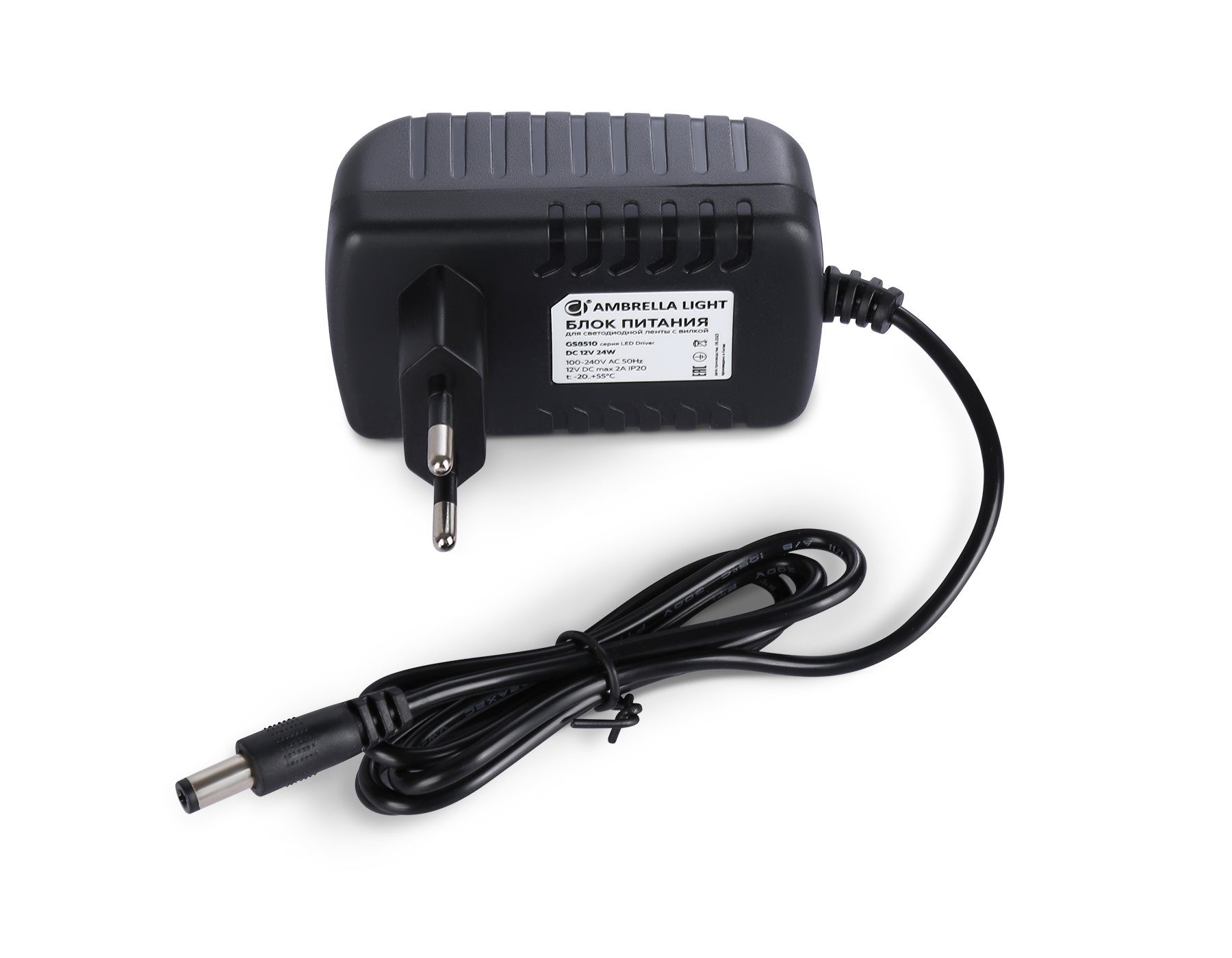 GS8510 блок питания 12V 24W 2A IP20 100-240V 80*50*70 GS8510 блок питания 12V 24W 2A IP20 100-240V 80*50*70