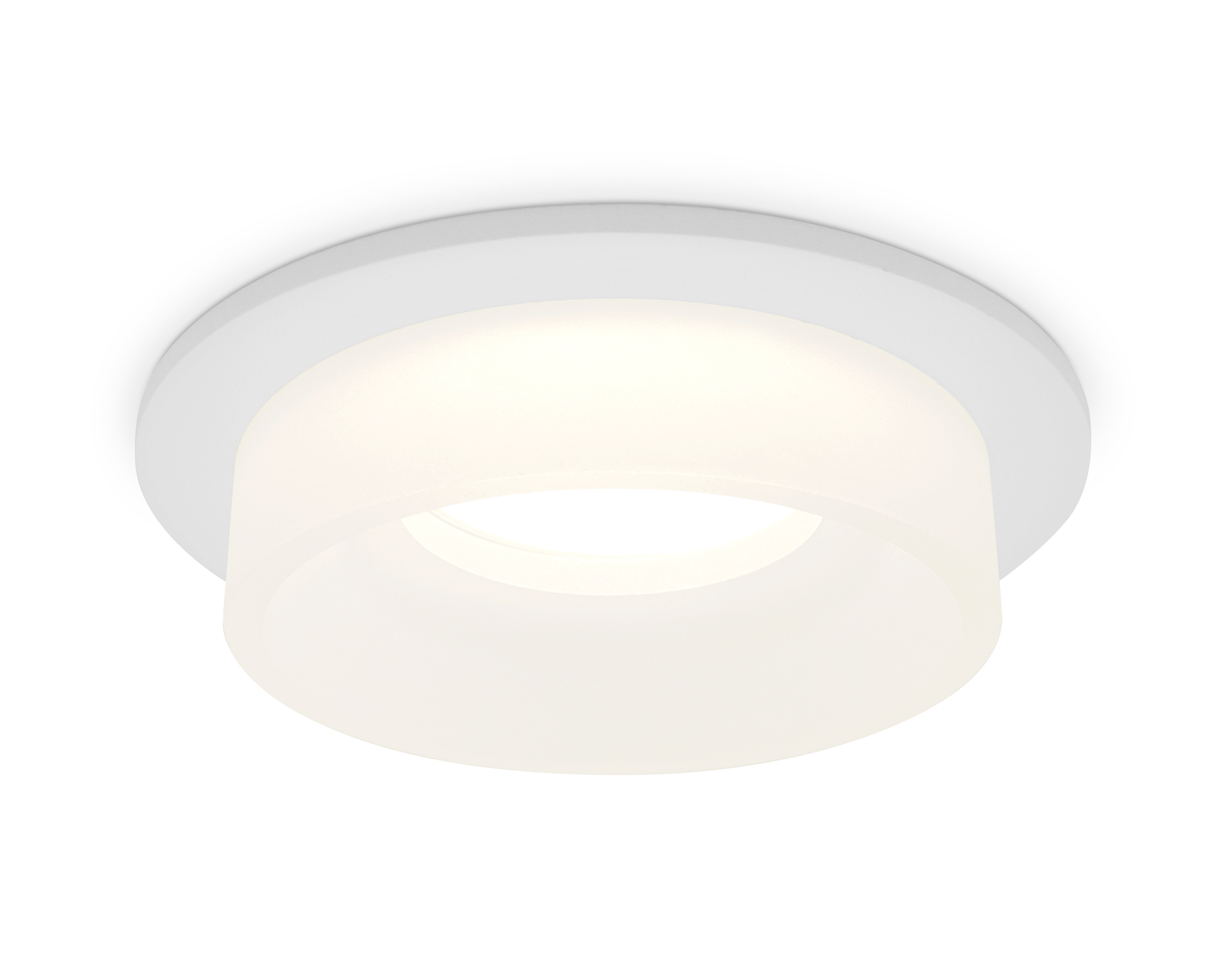 Встраиваемый светильник TN1311 SWH/FR белый песок/белый матовый GU5.3 D98*45