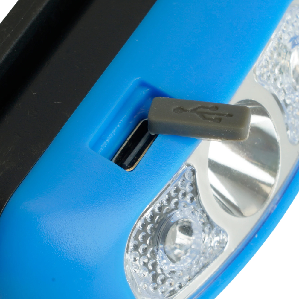 Фонарь налобный Feron TH2312 с аккумулятором 5W USB IP44, пластик Фонарь налобный Feron TH2312 с аккумулятором 5W USB IP44, пластик