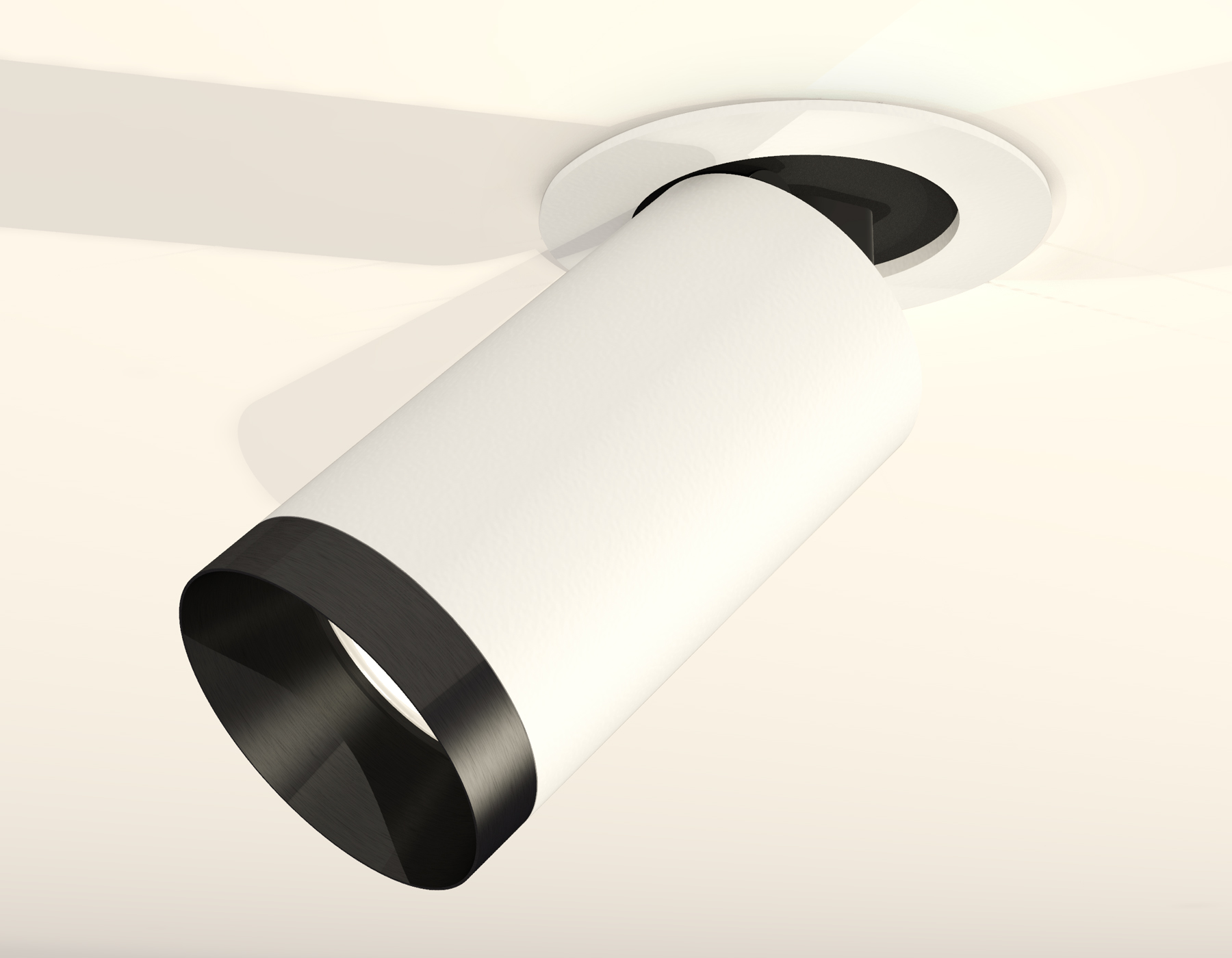 Встраиваемый поворотный светильник XM6322201 SWH/PBK белый песок/черный полированный MR16 GU5.3 (A2241, C6322, N6131)