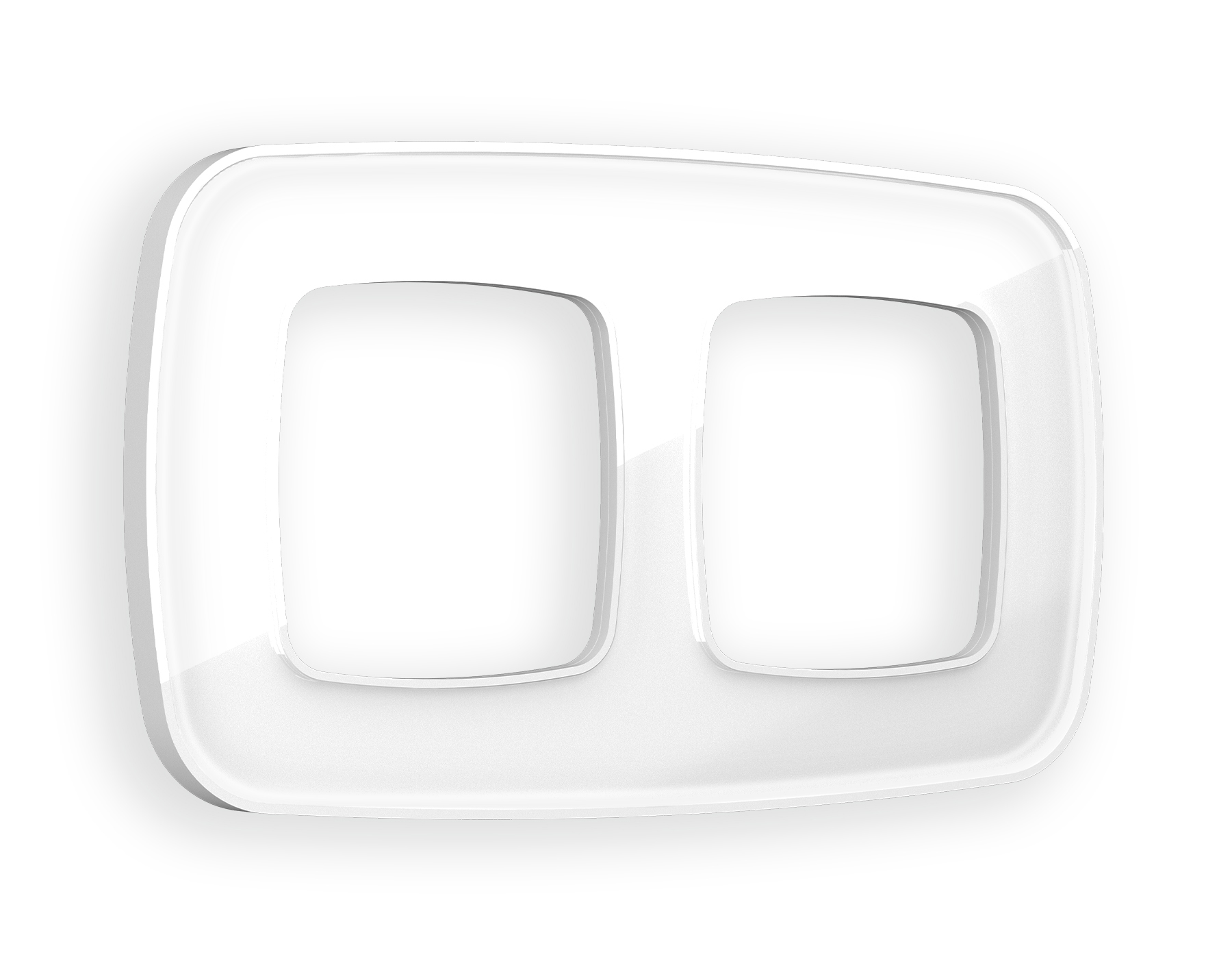 OF640102 Рамка OMEGA Coint (Белый Стекло органическое) 2-ая