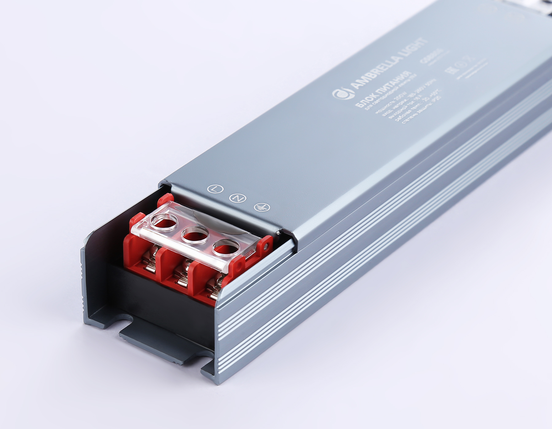 GS8826 блок питания 24V 200W 8.3A IP20 185-260V 160*35*22