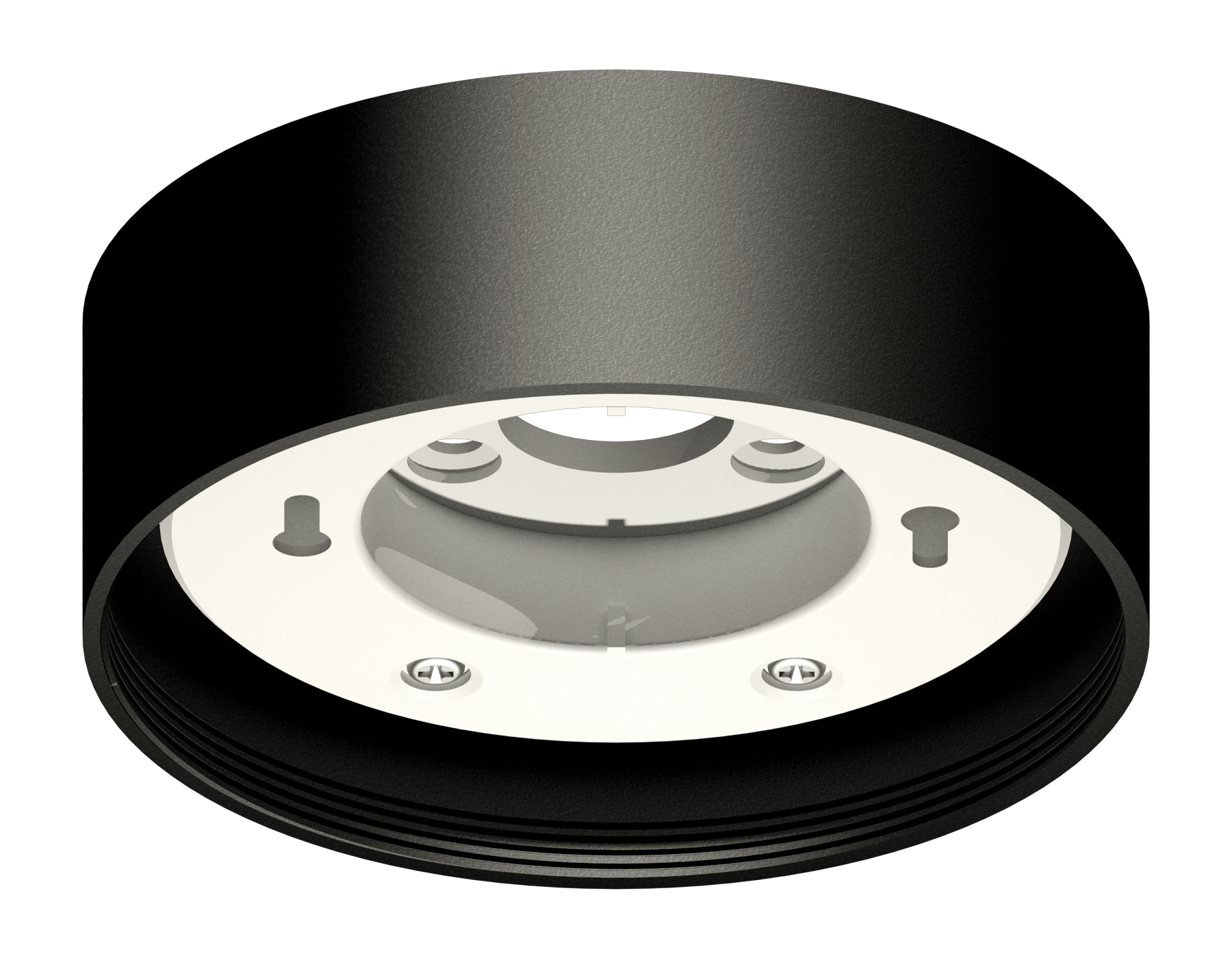 Корпус светильника накладной Ambrella C8102 SBK черный песок D85*H35mm GX53