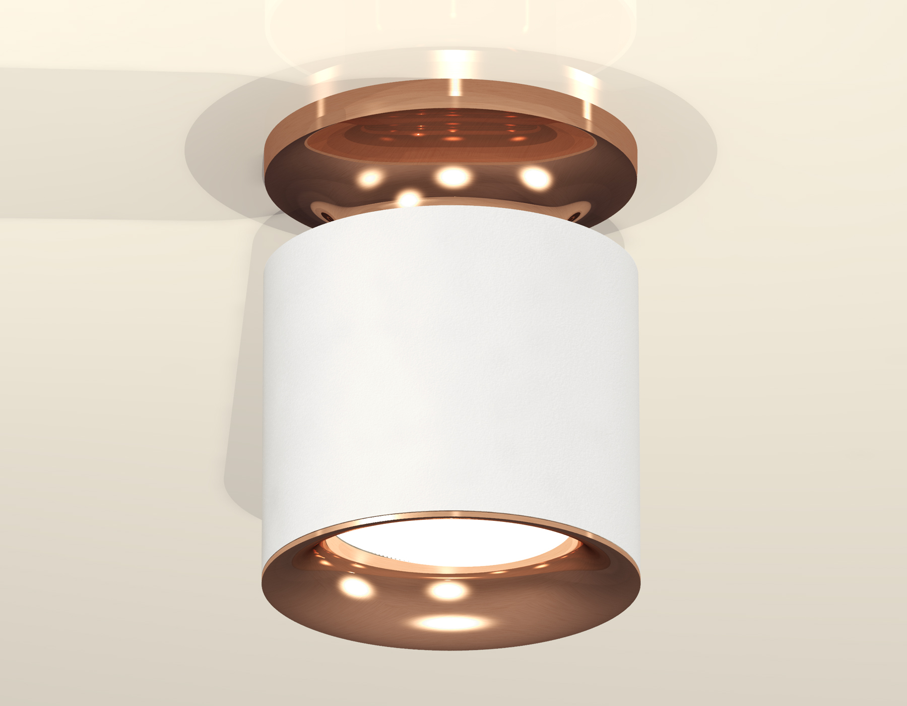 Накладной светильник XS7401142 SWH/PPG белый песок/золото розовое полированное MR16 GU5.3 (N7930, C7401, N7015)