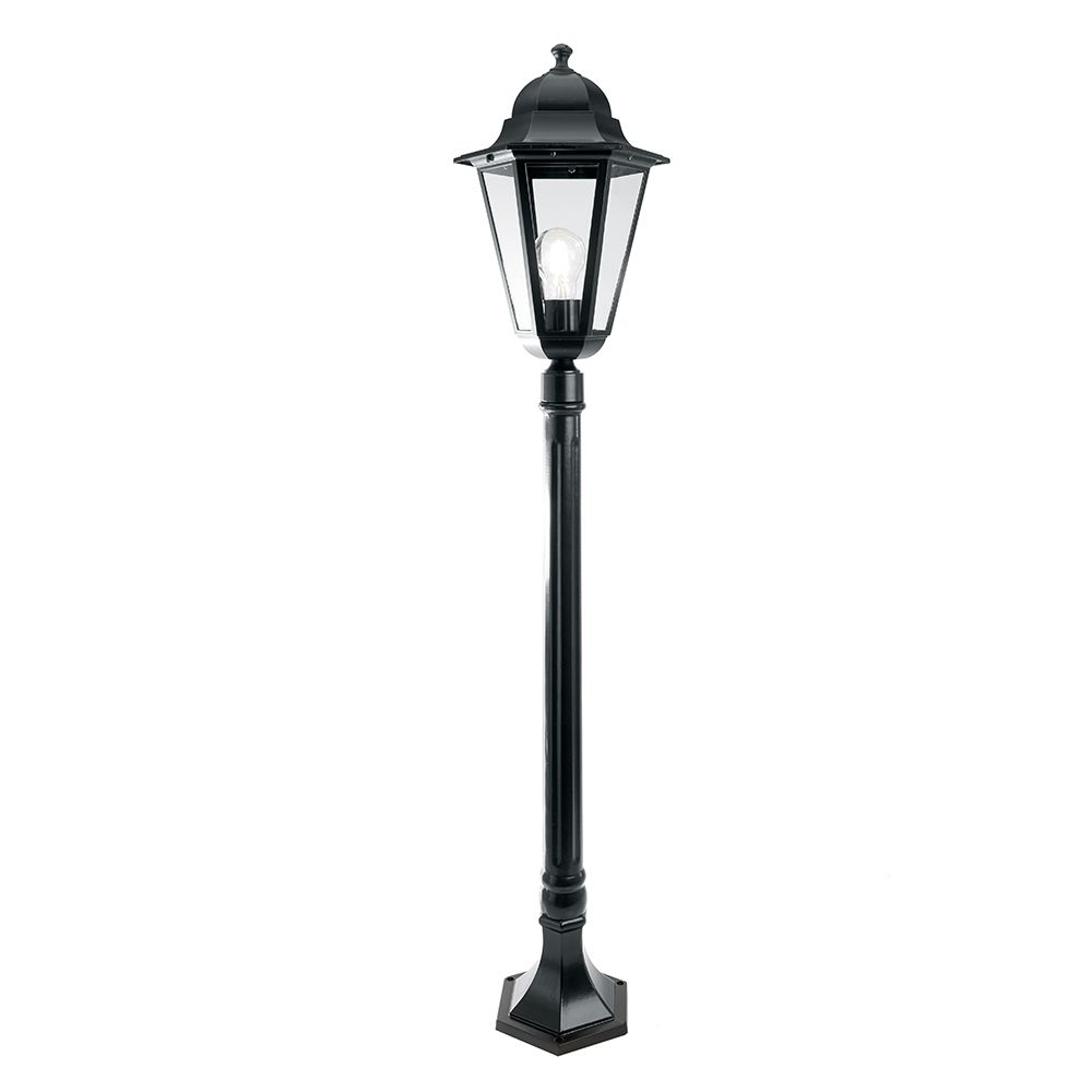Светильник садово-парковый Feron 6210/PL6210 столб 100W E27 230V, черный Светильник садово-парковый Feron 6210/PL6210 столб 100W E27 230V, черный