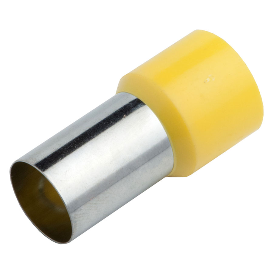 Наконечник-гильза НГИ1 General GNGI-E-1-8 Желтый, 100 штук
