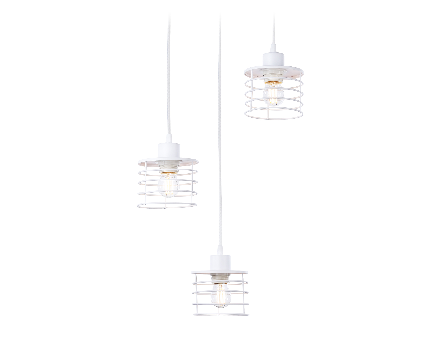 Подвесной светильник TR8078/3 WH белый E27*3 max 40W D372*1170