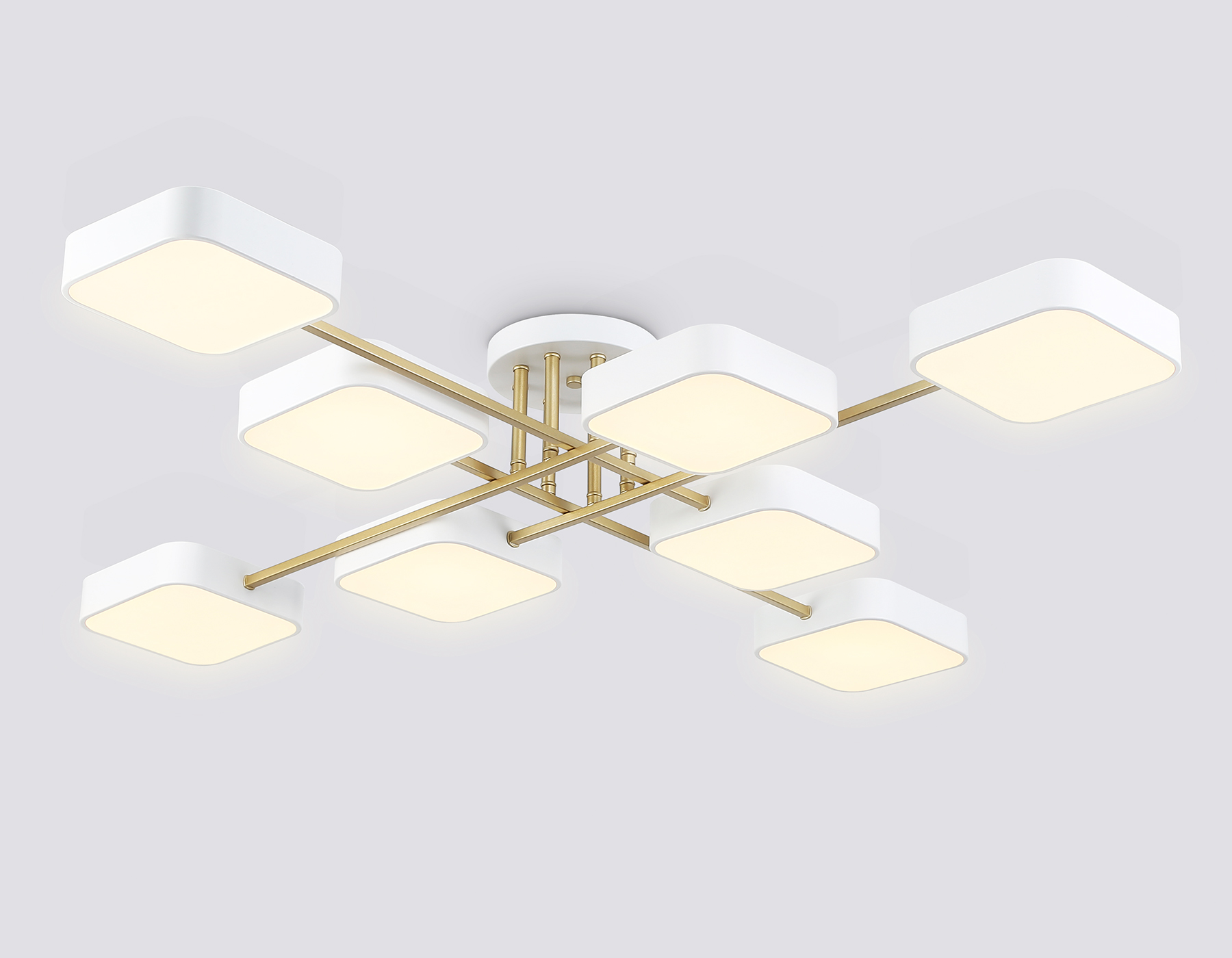 FL516346/8 WH/GD белый/золото 144W 3000-6000K 1060*1060*150 (без ПДУ) FL516346/8 WH/GD белый/золото 144W 3000-6000K 1060*1060*150 (без ПДУ)