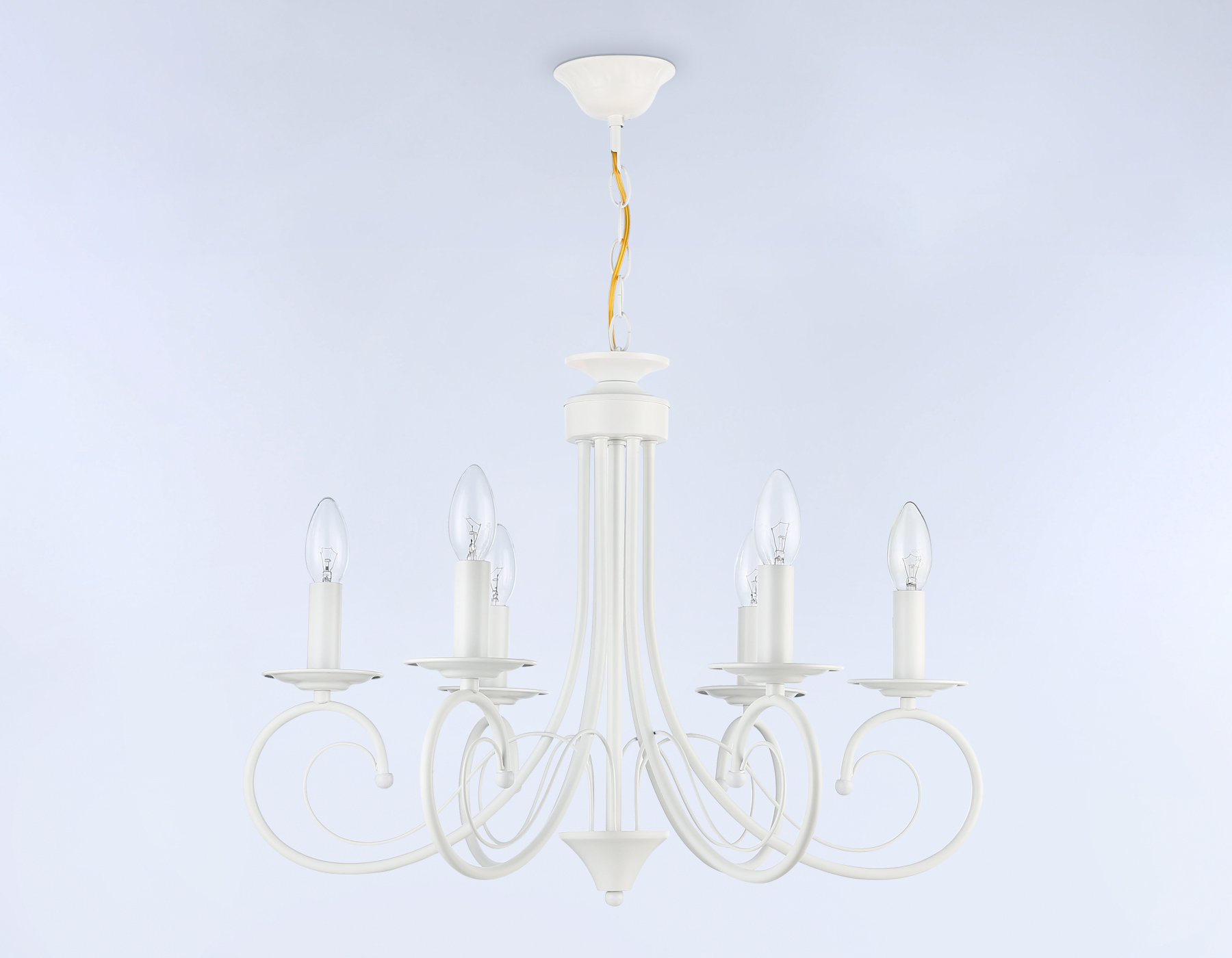 Светильник подвесной Ambrella TR9611/6 WH белый E14/6 max 40W D560*650