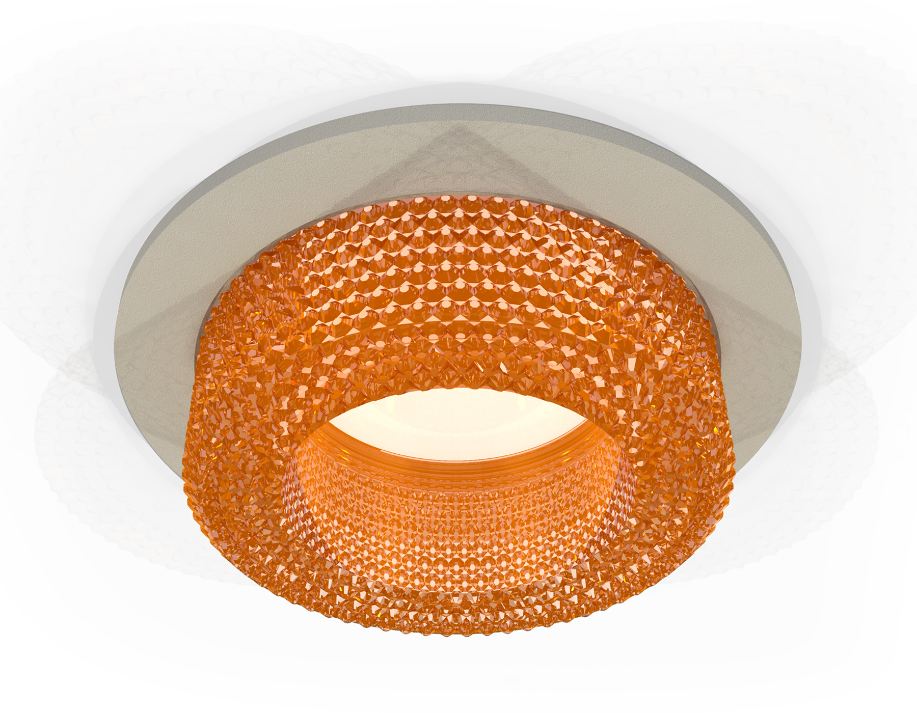 Встраиваемый светильник XC7623024 SGR/CF серый песок/кофе MR16 GU5.3 (C7623, N7195)