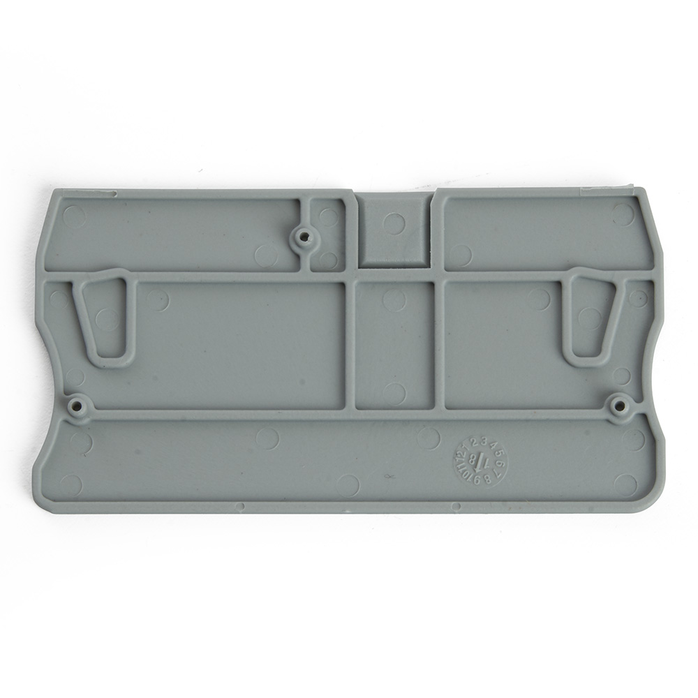 LD560-1-100 Торцевая заглушка для ЗНИ LD552 10 мм²  (JXB 10), серый STEKKER