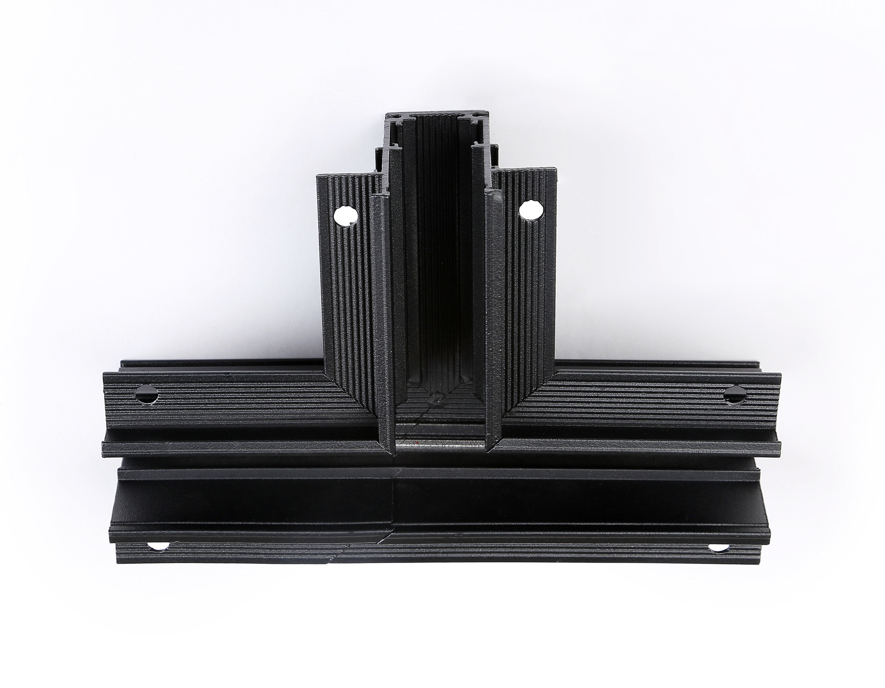 GL3356 BK черный коннектор т-образный встраиваемый 170*85*46,8