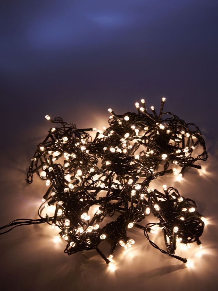 Светодиодная гирлянда Feron CL91  7 веток (3м) + 4м 230V 2700К, c питанием от сети, зеленый шнур Светодиодная гирлянда Feron CL91  7 веток (3м) + 4м 230V 2700К, c питанием от сети, зеленый шнур