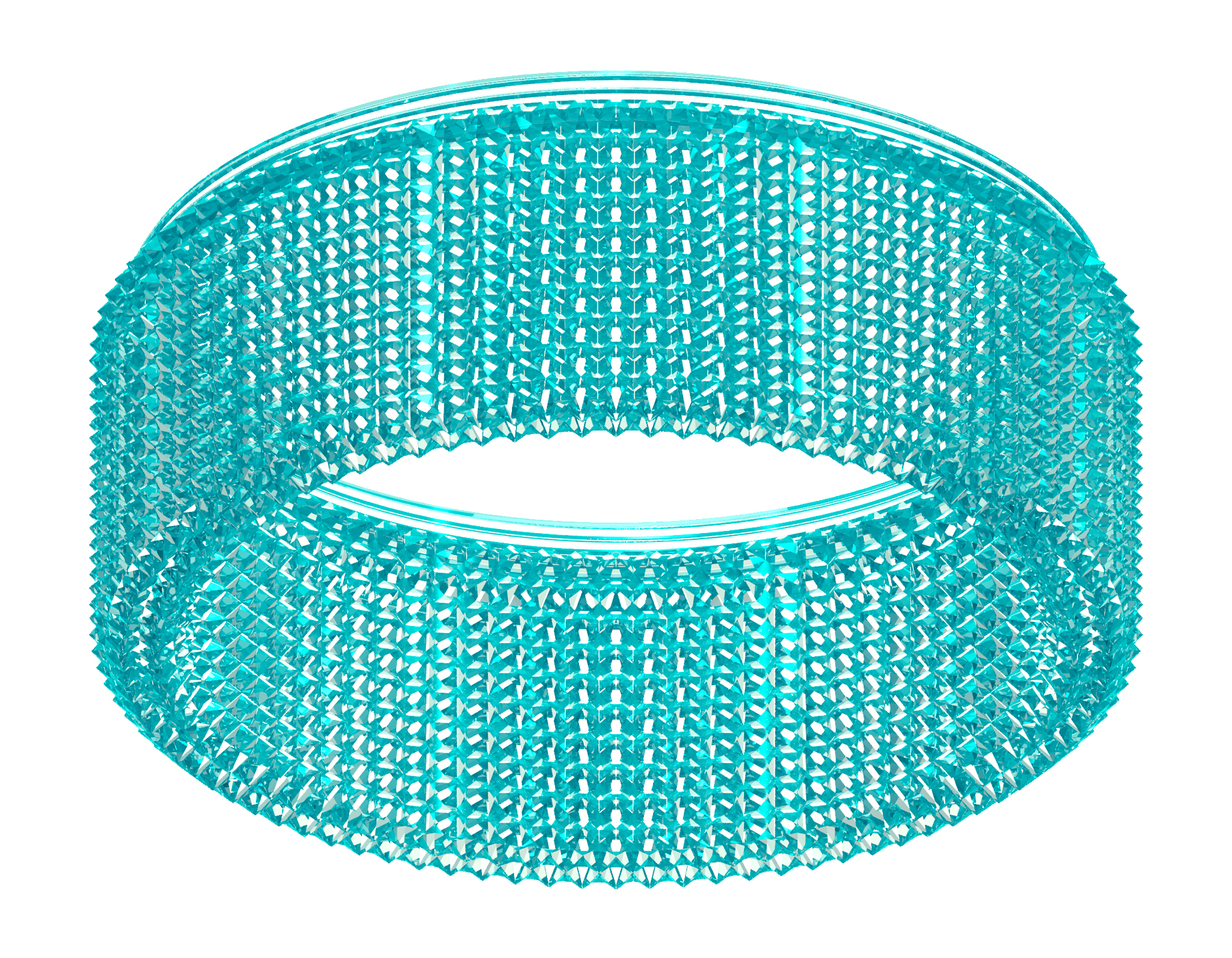 Насадка передняя для корпуса светильника Ambrella N8488 BL голубой D85*H35mm Out30mm GX53