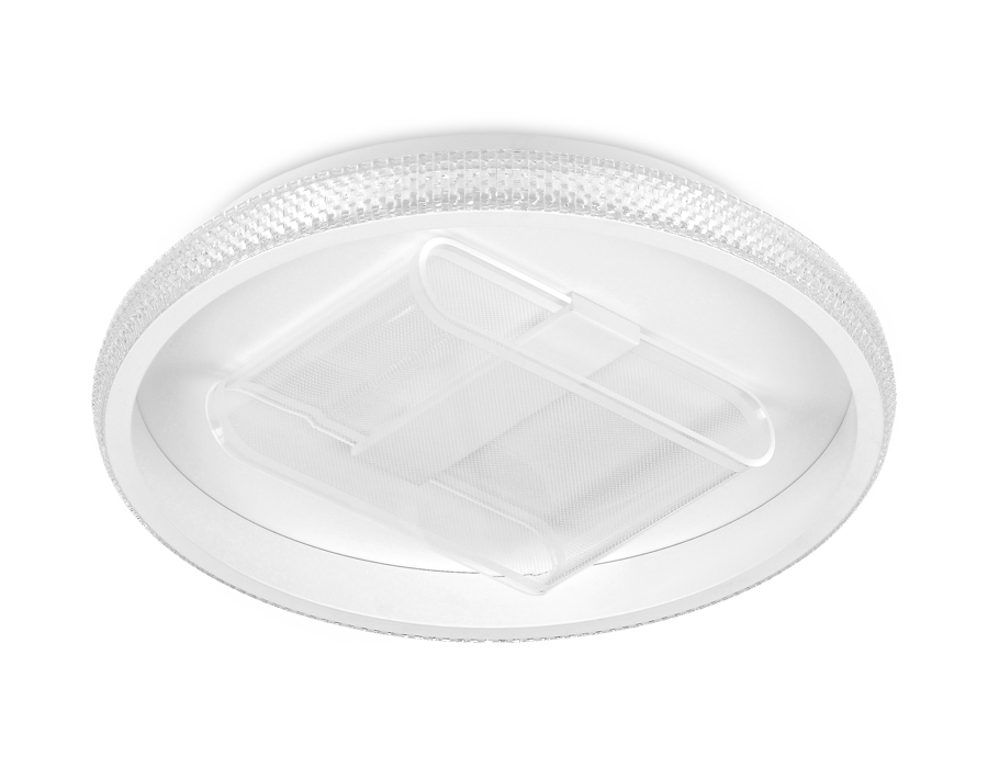 Потолочный светодиодный светильник Ambrella FA600 WH белый 66W (ПДУ РАДИО 2.4)