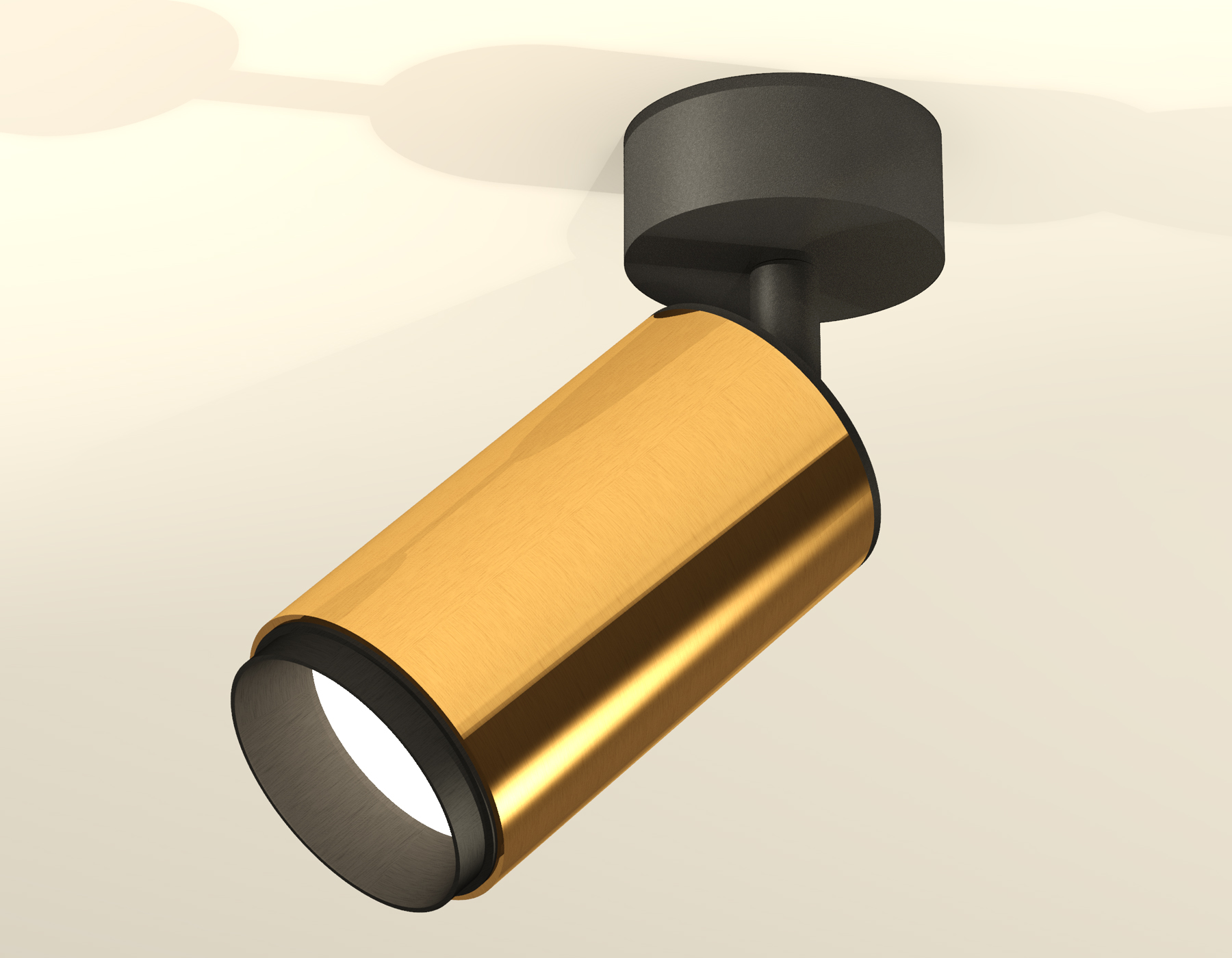 Накладной поворотный светильник XM6327021 PYG/PBK золото желтое полированное/черный полированный MR16 GU5.3 (A2210, C6327, N6121)