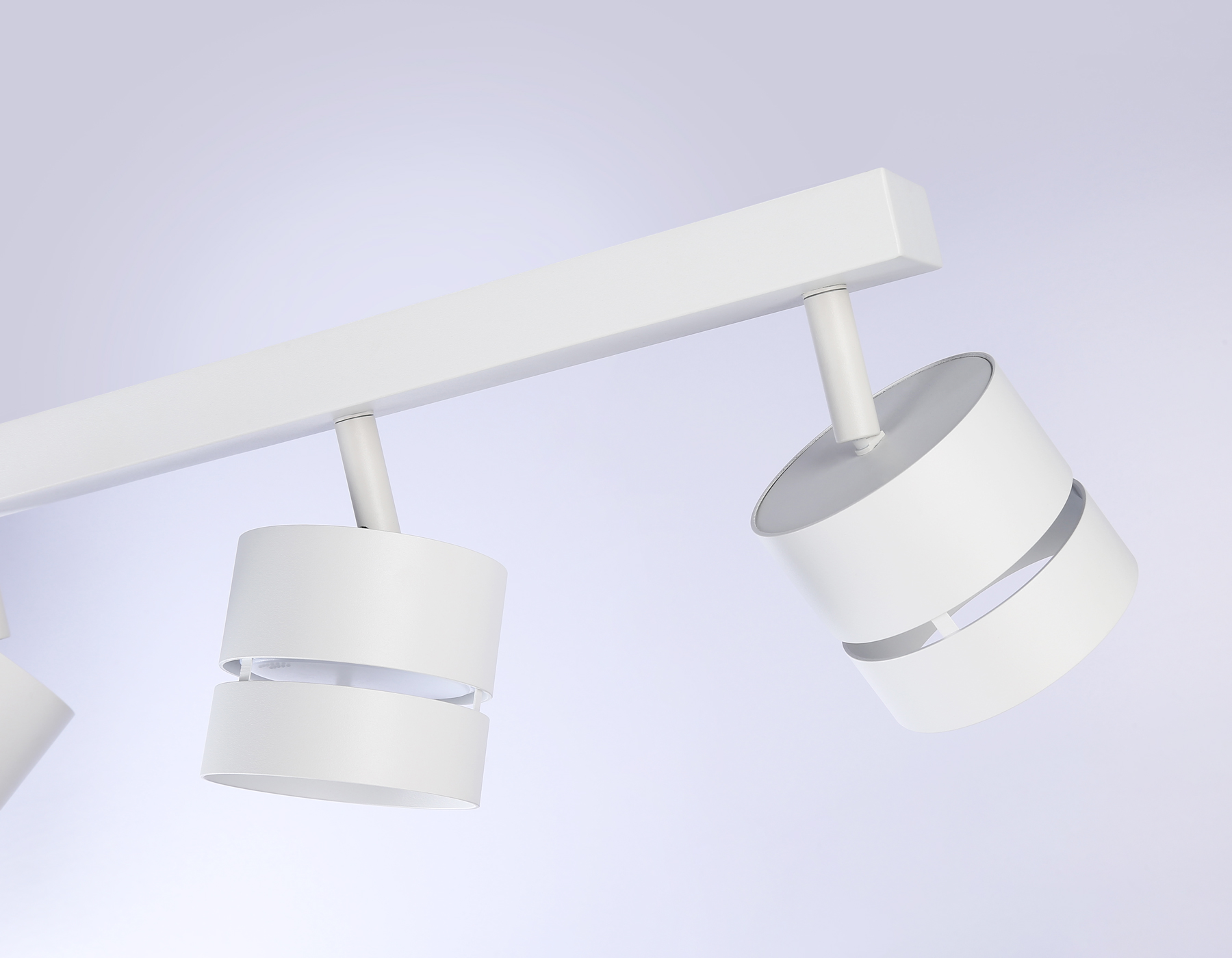 Накладной поворотный спот Ambrella TN71062/3 WH белый GX53/3 max 12W 405*85*150