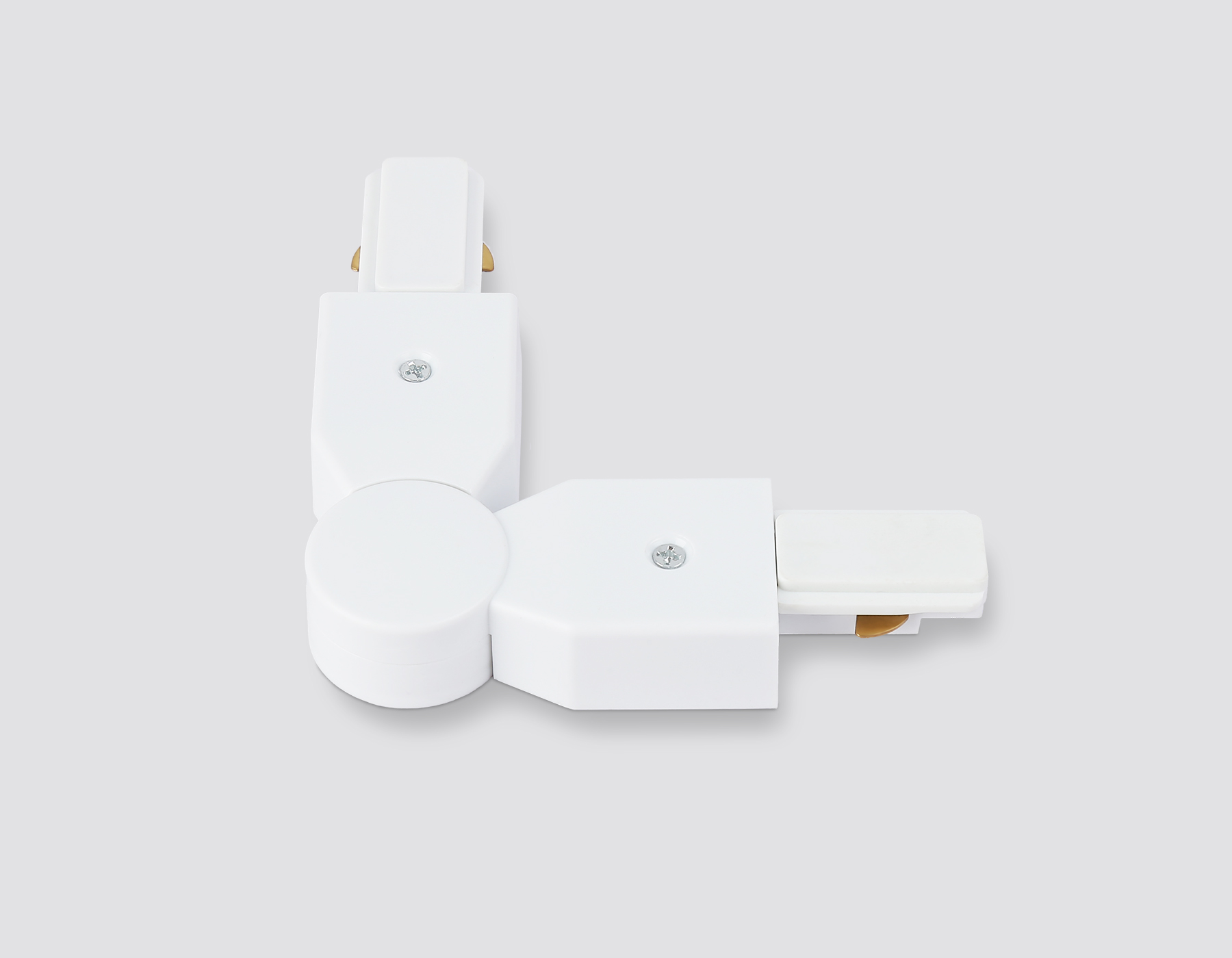 GL7179 WH белый коннектор поворотный шарнирный для однофазного шинопровода Standard 220V 285*35*20