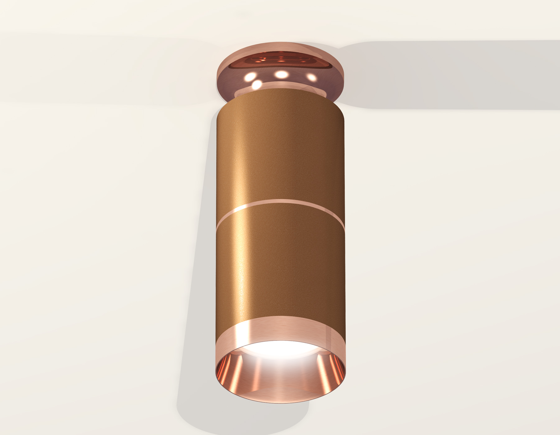 Накладной светильник XS6304210 SCF/PPG кофе песок/золото розовое полированное MR16 GU5.3 (N6906, C6304, A2063, N6135)