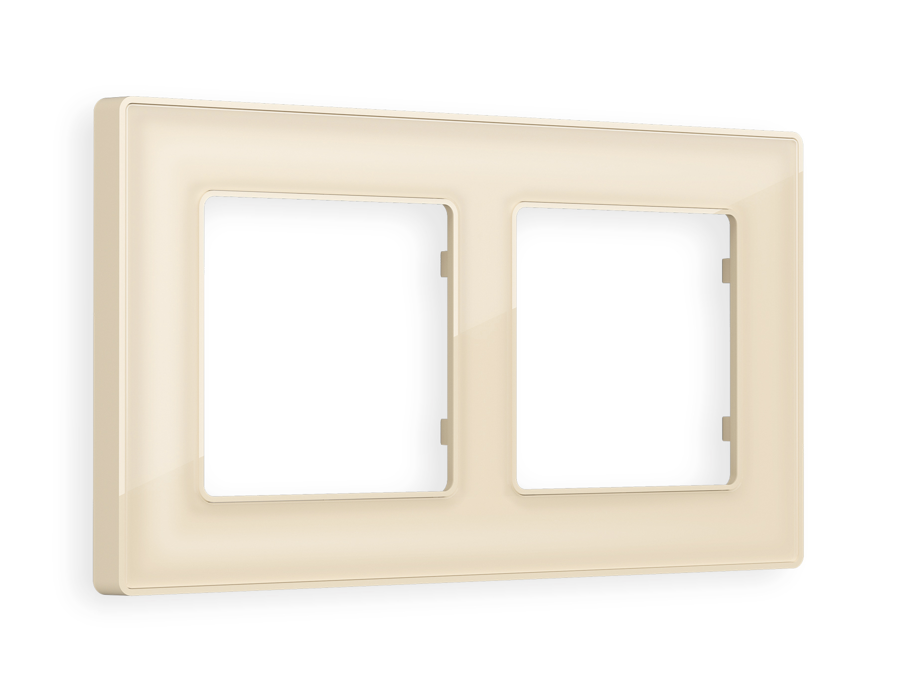 AF580302 Рамка ALFA Arctic (Бежевый Стекло органическое) 2-ая