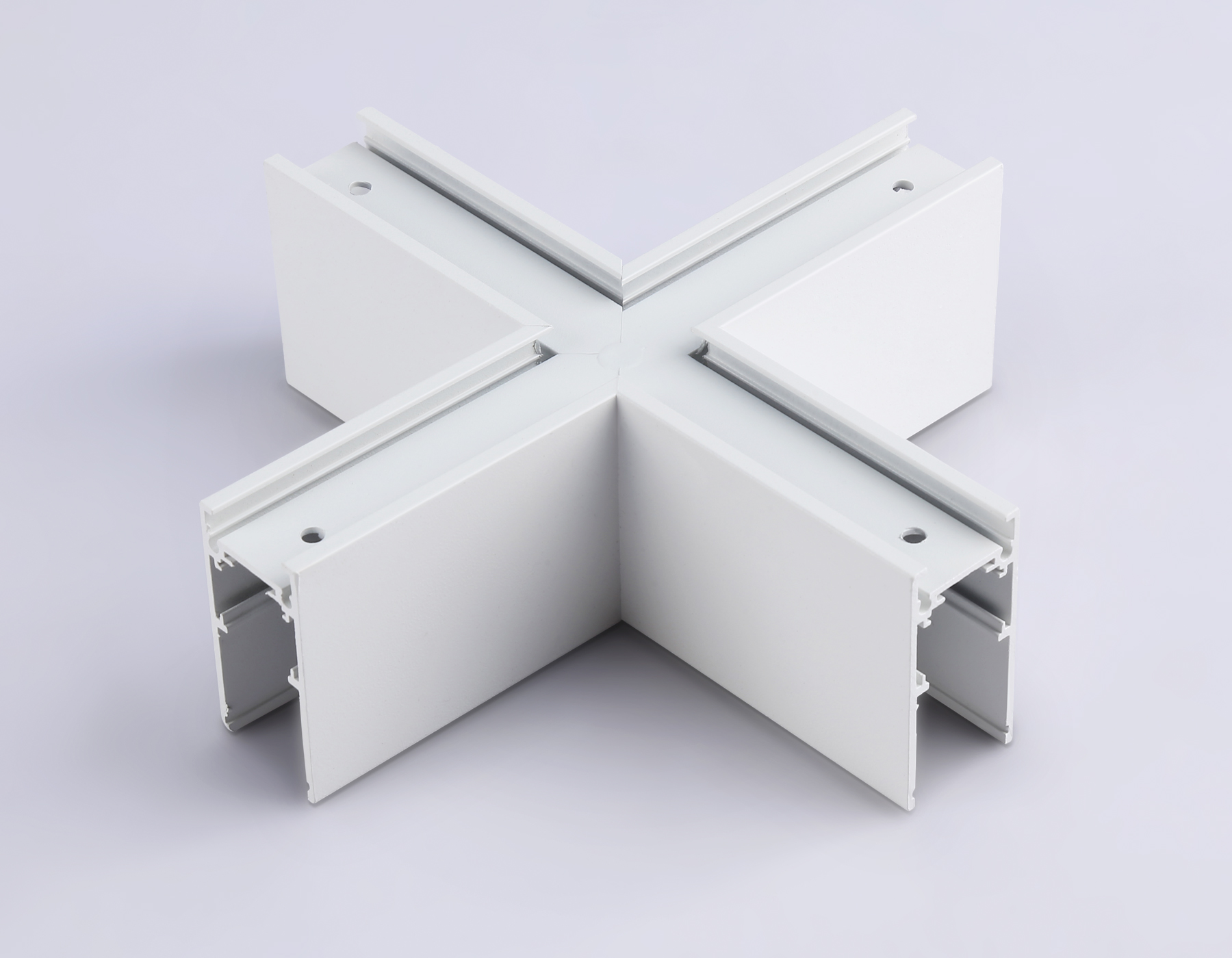 Коннектор X-образный для накладного шинопровода Ambrella GL3375 WH белый 170*170*53.7