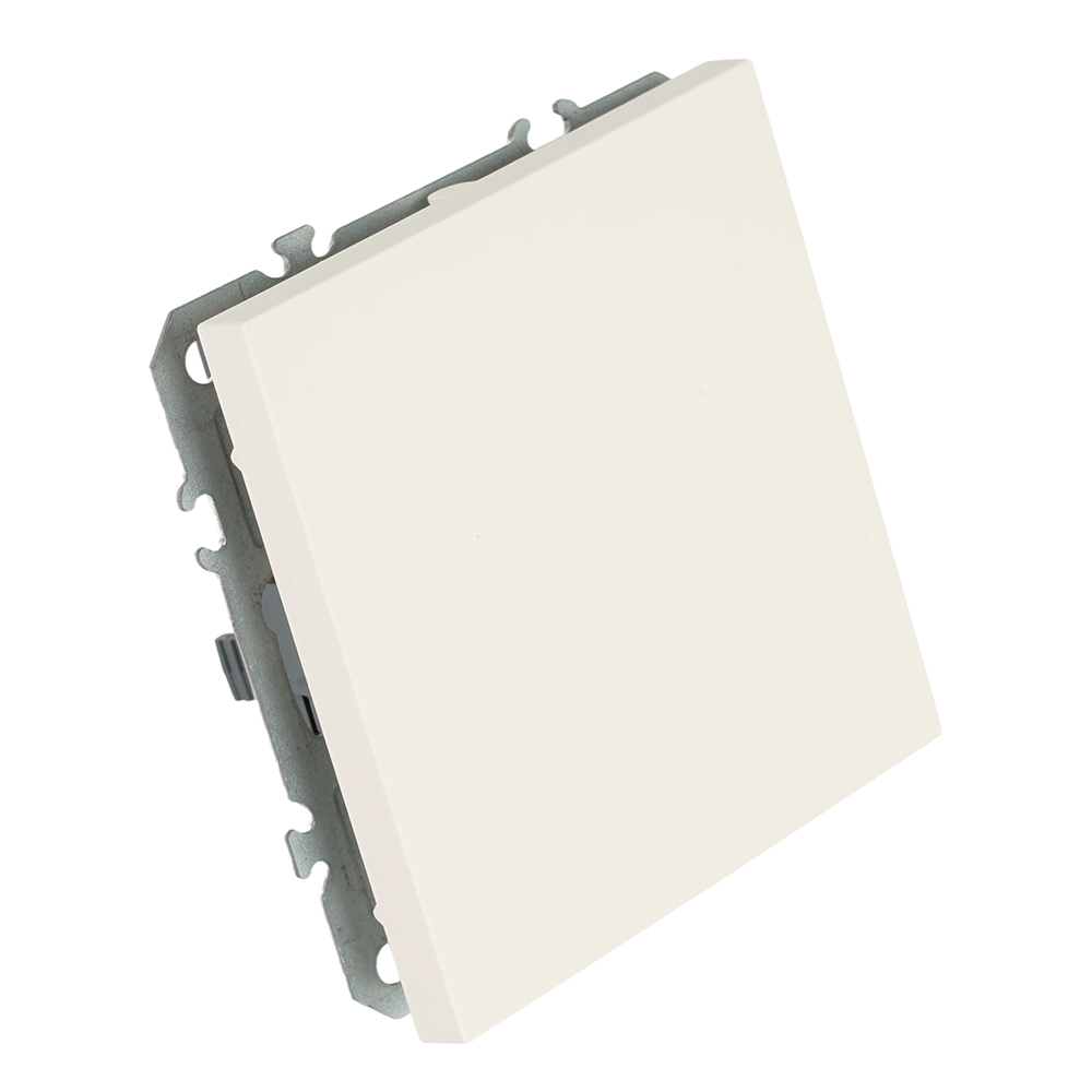 Выключатель 1-клавишный (механизм), СЗК, STEKKER, 250В, 10А, серия Эмили, RSW10-5103-01ZK, белый фарфор, soft touch