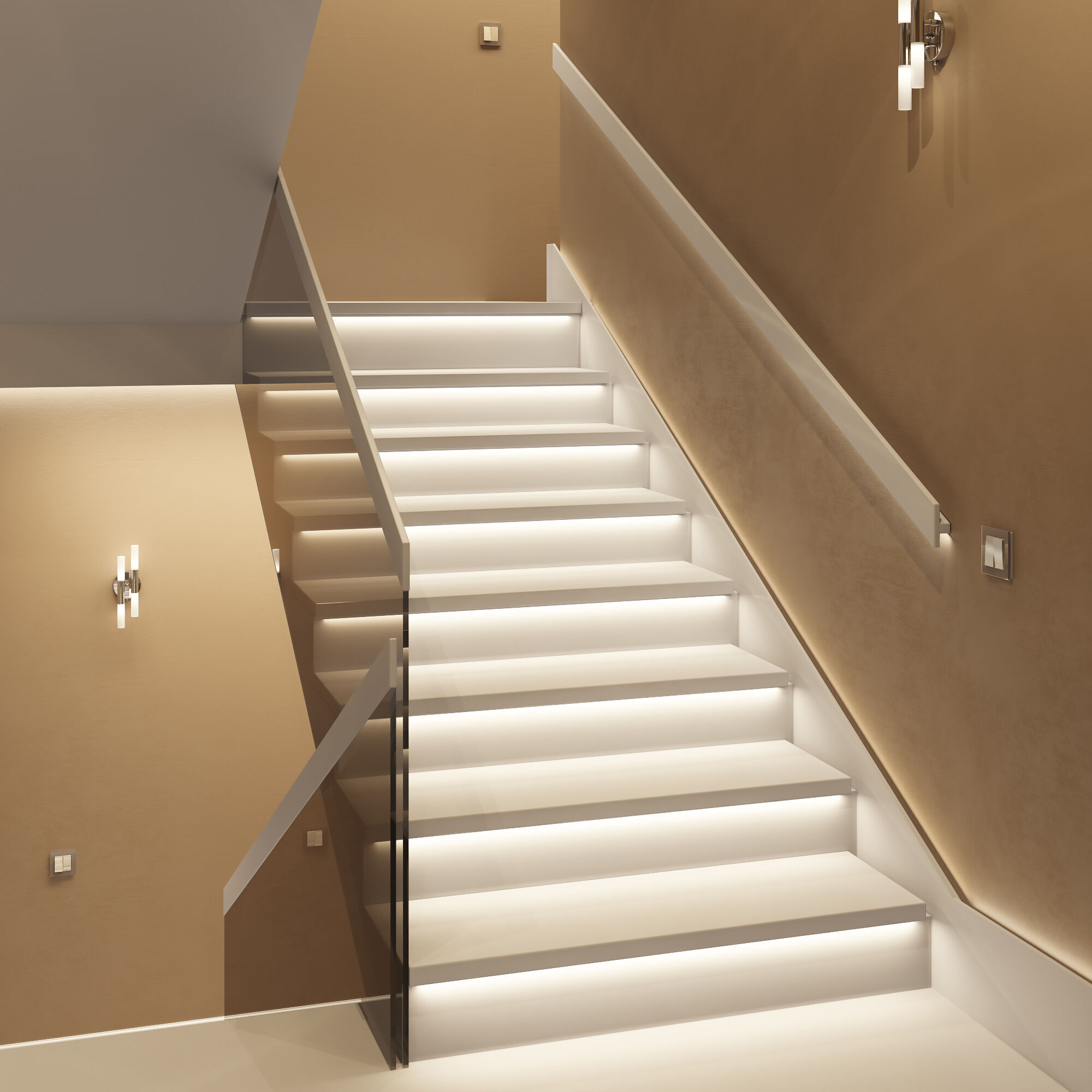 Перекрестный выключатель двухклавишный Werkel (слоновая кость) W1123003