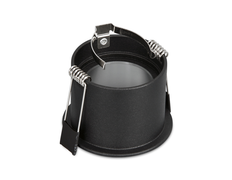 Встраиваемый светильник Ambrella Techno TN212 BK/CH черный/хром