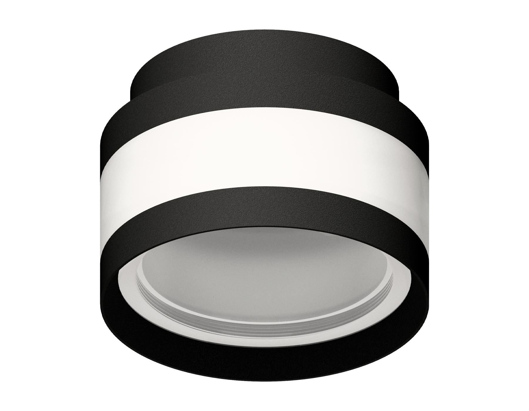 Корпус светильника накладной Ambrella C8420 SBK/CL черный песок/прозрачный D110*H70mm GX53