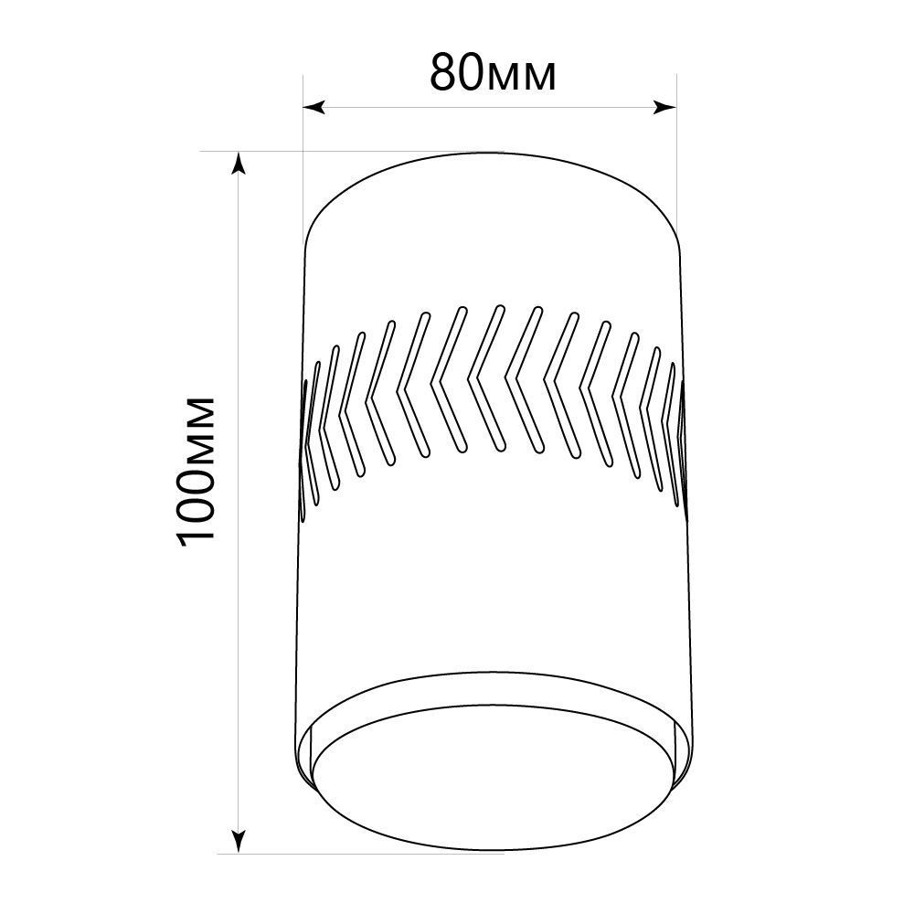 Светильник потолочный Feron HL352 12W, 230V, GX53 и подсветка 1W, 4000K, белый