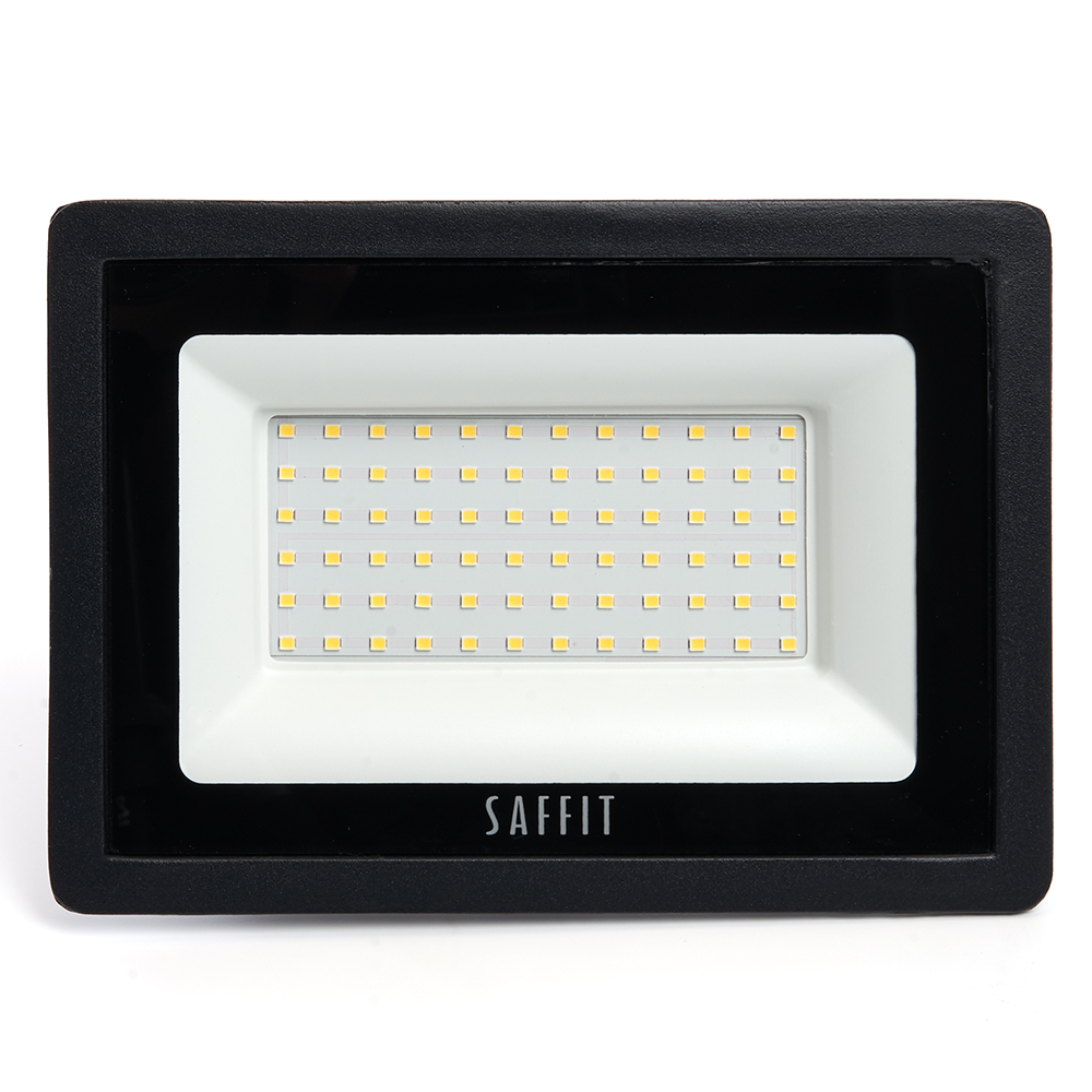 Светодиодный прожектор SAFFIT SFL90-70 IP65 70W 6400K черный