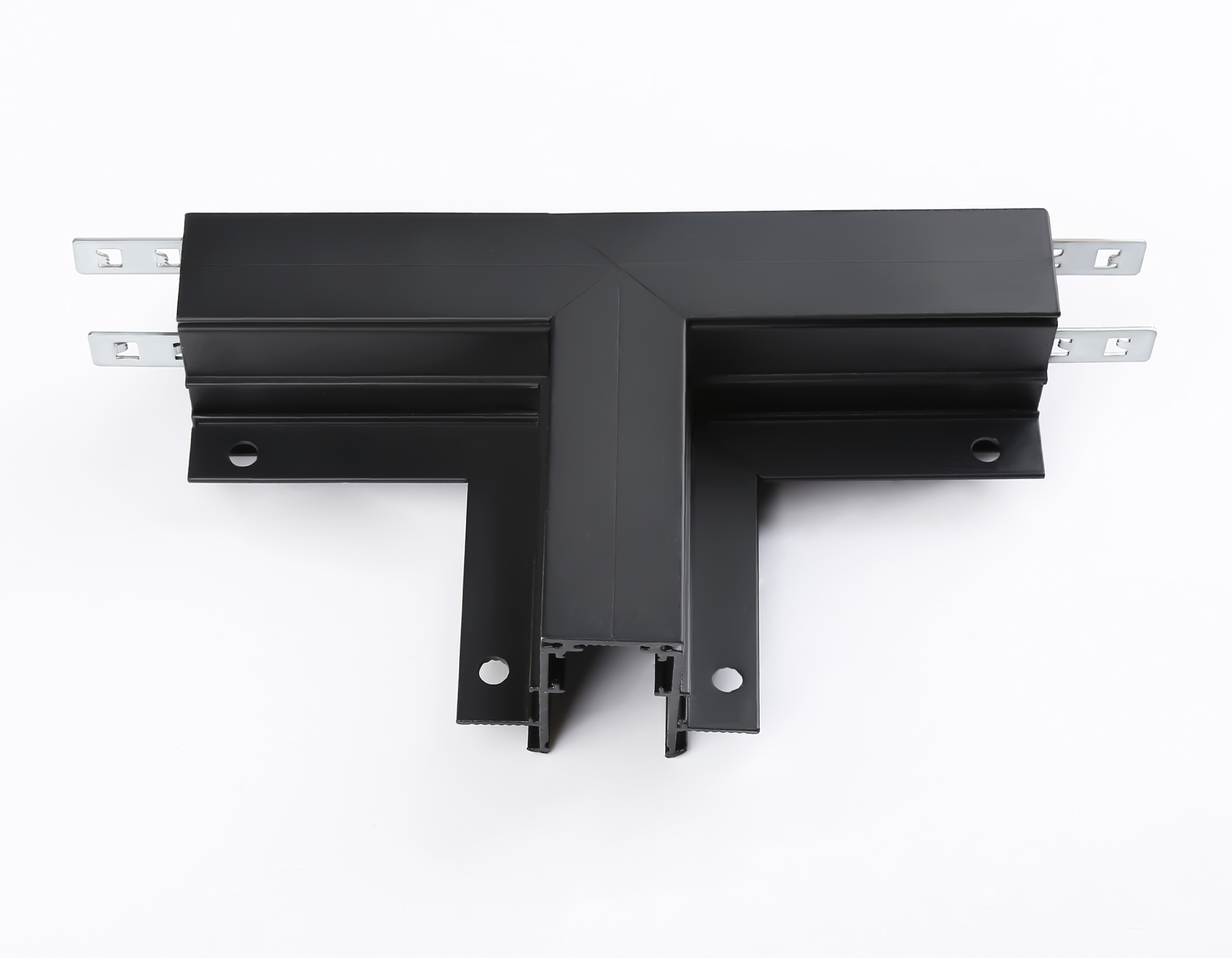 GL3356 BK черный коннектор т-образный встраиваемый 170*85*46,8