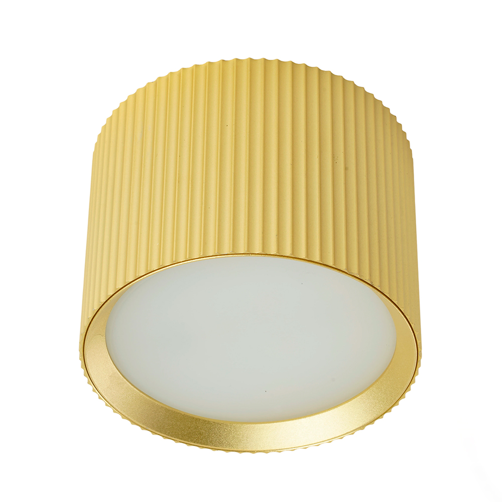 Светильник потолочный Feron HL458  Barrel ARIA 12W, 230V, GX53, золото