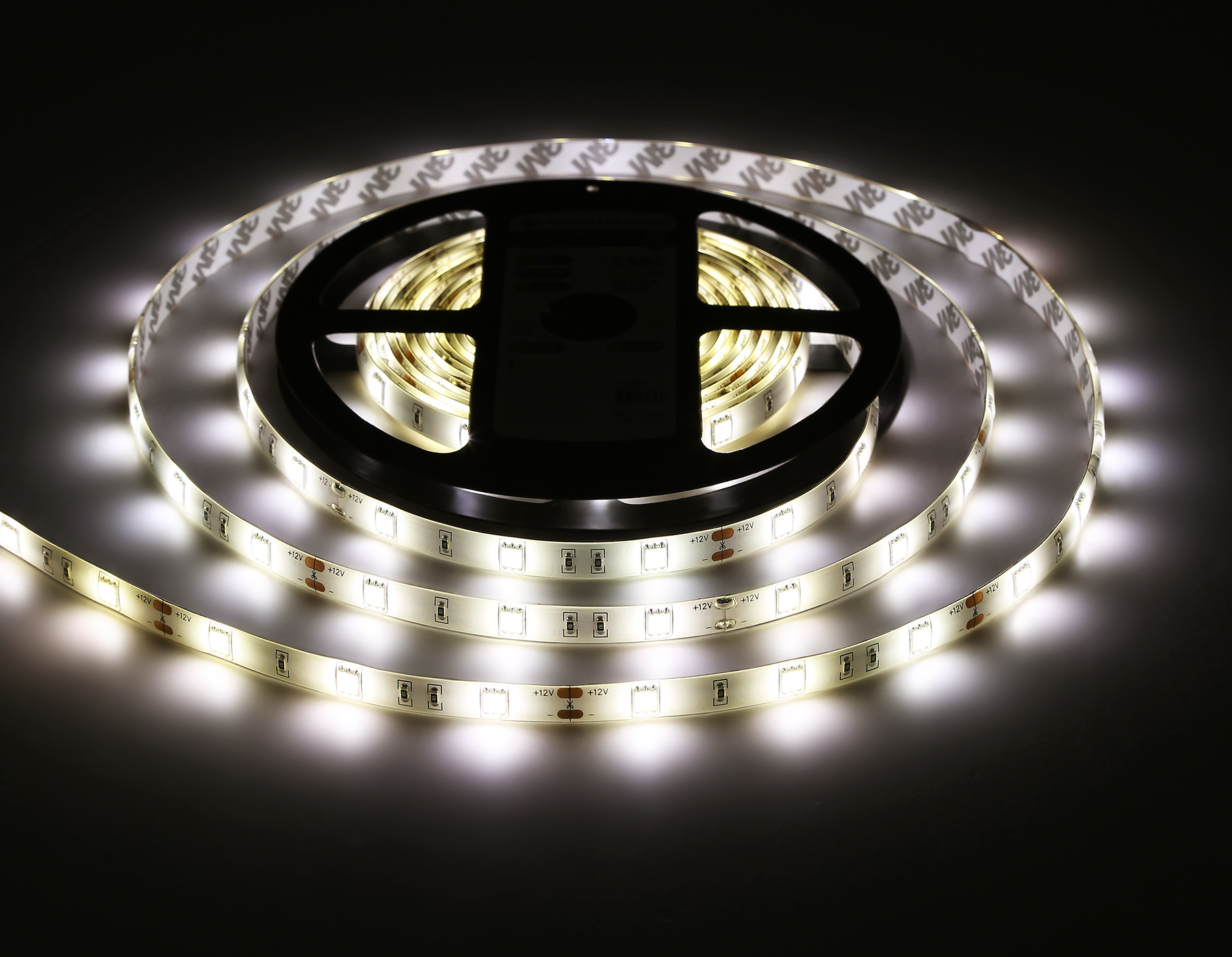 GS1902 5050 30Led/ 7.2W m/ 12V IP65 4500K/ 5000*10*2.87mm (2 конт.)