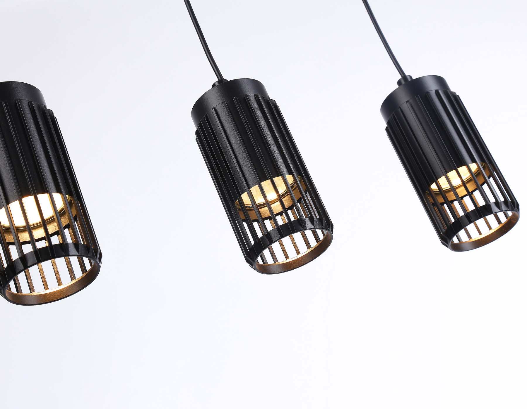 Светильник подвесной Ambrella TN51699/3 BK черный GU10/3 400*60*1120