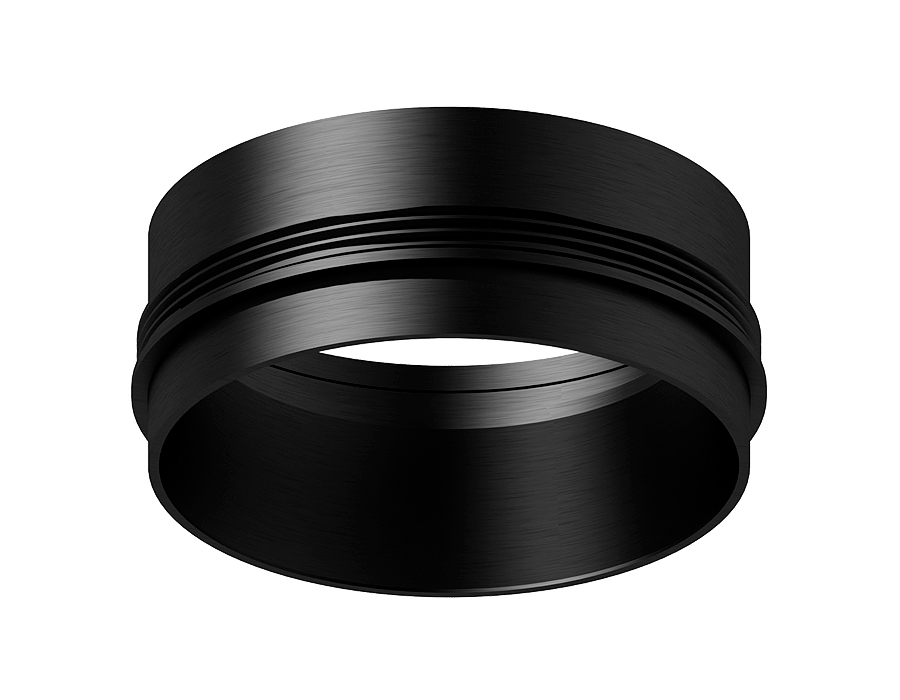 Насадка передняя для корпуса светильника Ambrella N6121 PBK черный полированный D60*H32mm Out10mm MR16