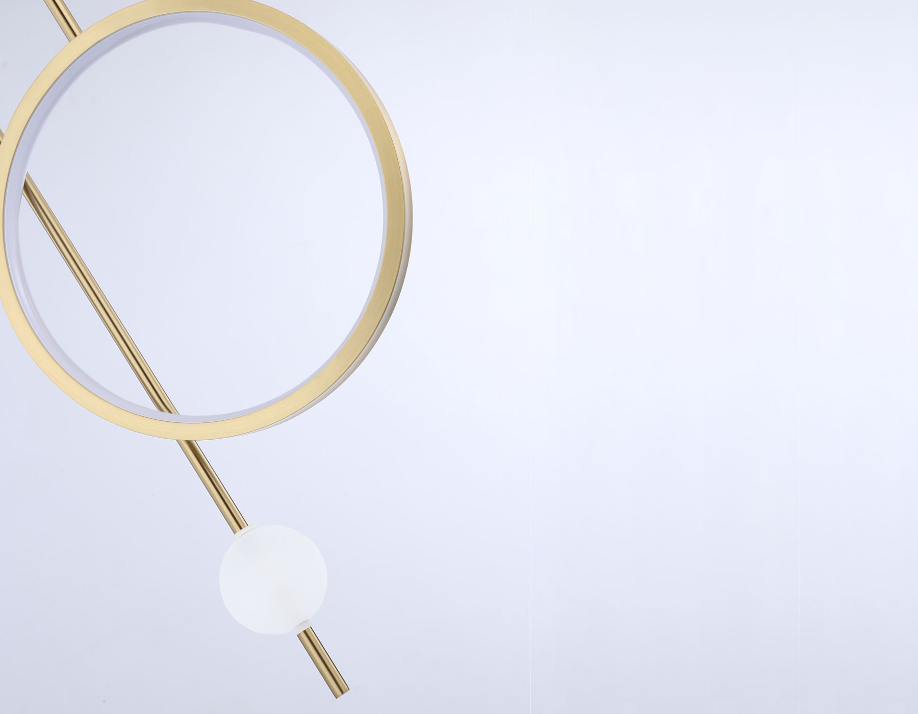 Подвесной светильник Ambrella FL66437 BS латунь 4200K 13W 240*60*1580 (Без ПДУ)