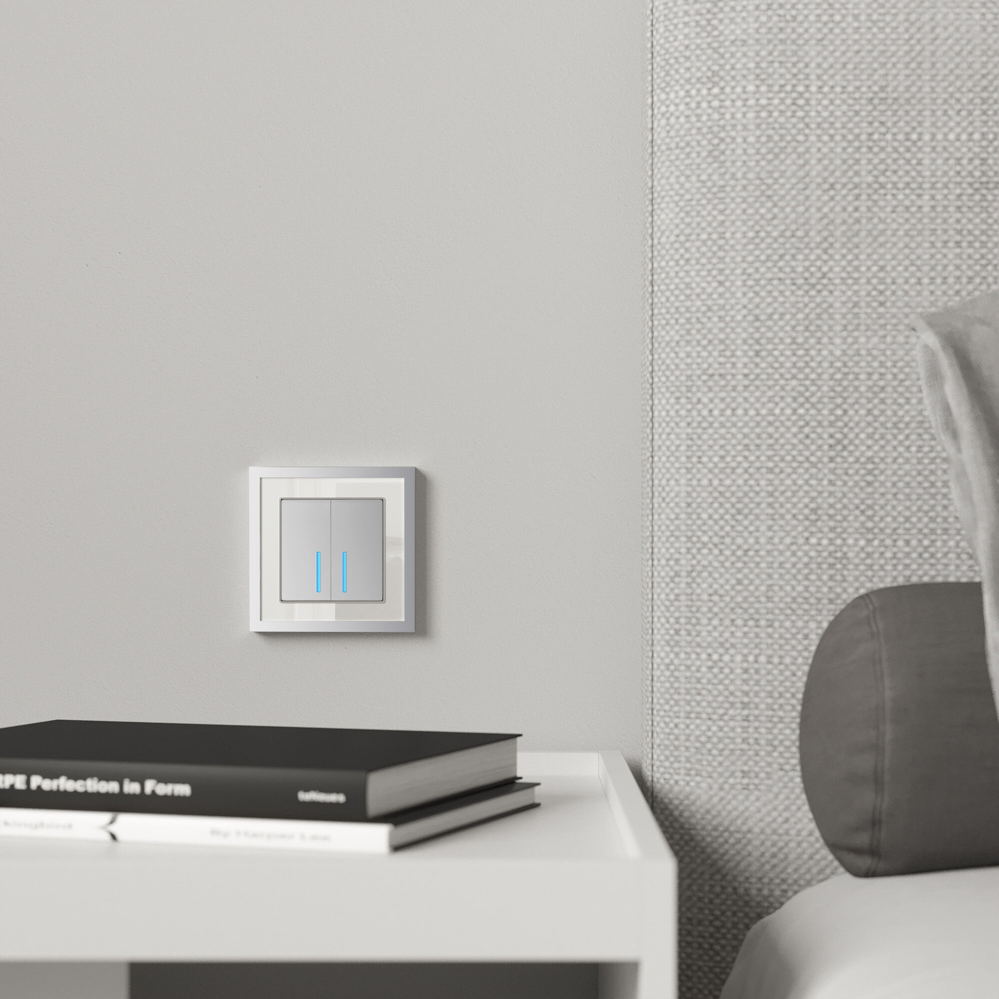 Рамка на 1 пост Baguette Werkel (белый/серебро) W0012850