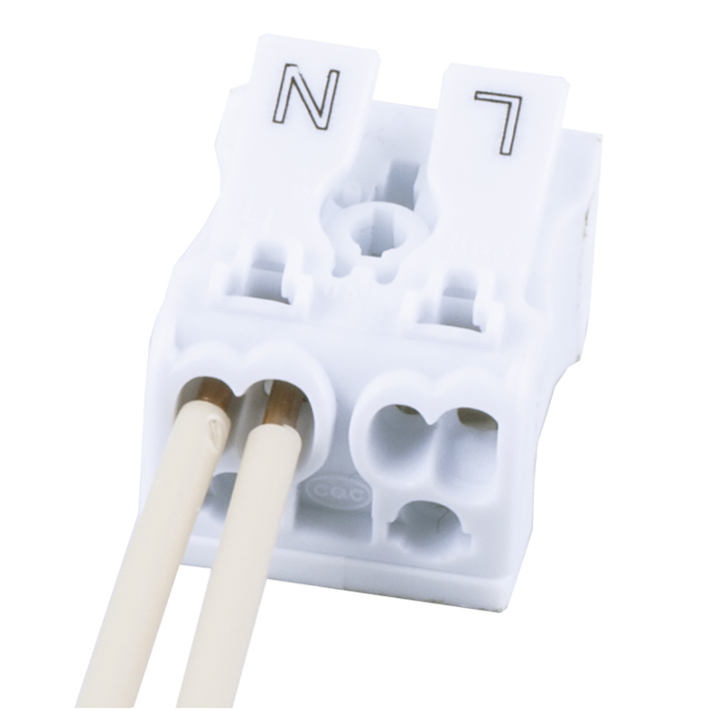 Монтажная пружинная клемма STEKKER для подключения фазных проводников 2 полюса, без креплений, LD294-4002 (32733)