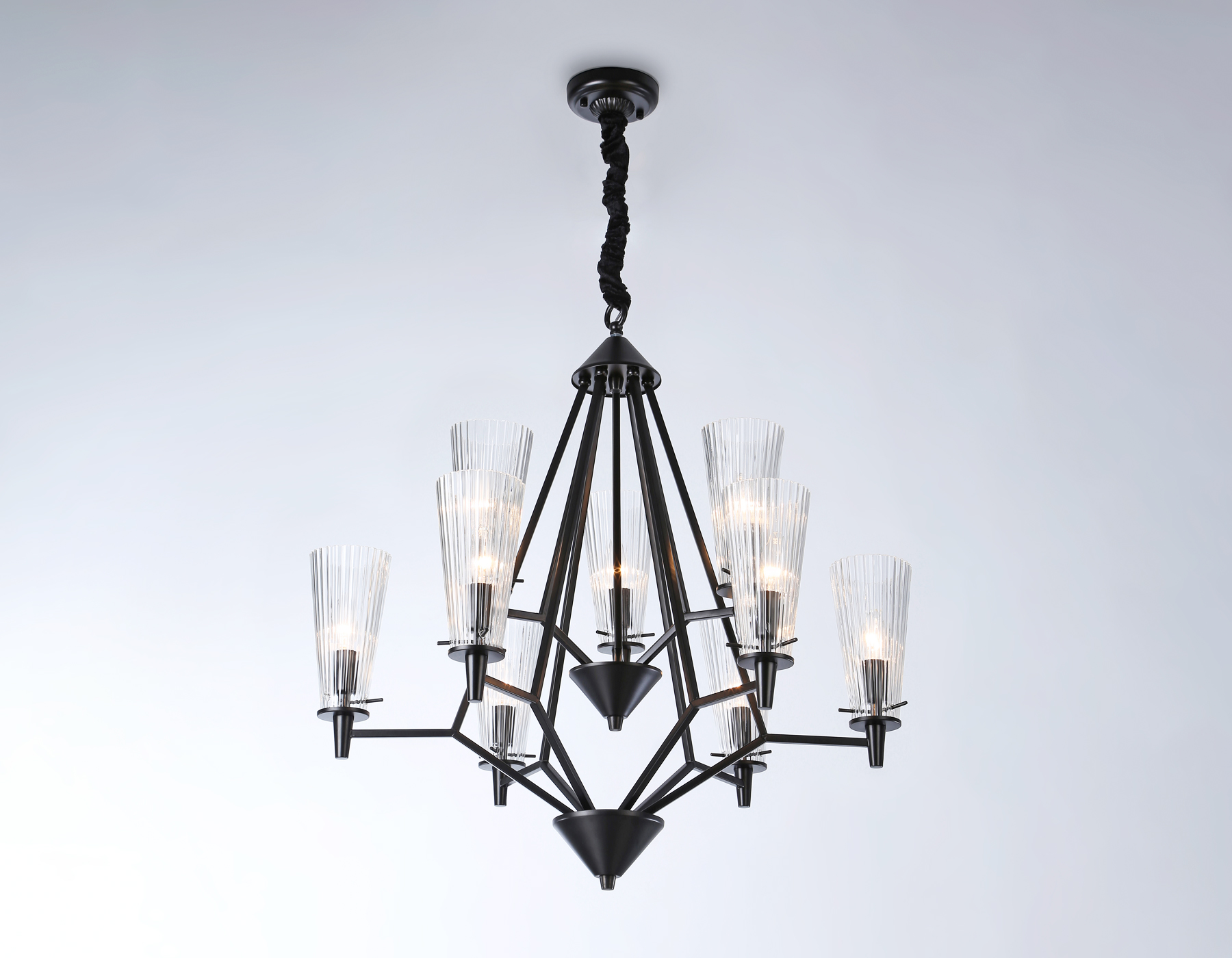 TR3238/6+3 BK черный E14/9 max 40W D730*720