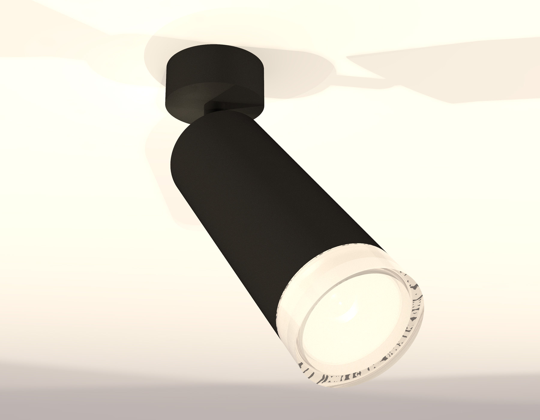 Спот поворотный XM6343011 SBK/FR/CL черный песок/белый матовый/прозрачный MR16 GU5.3 (A2210, C6343, N6241)