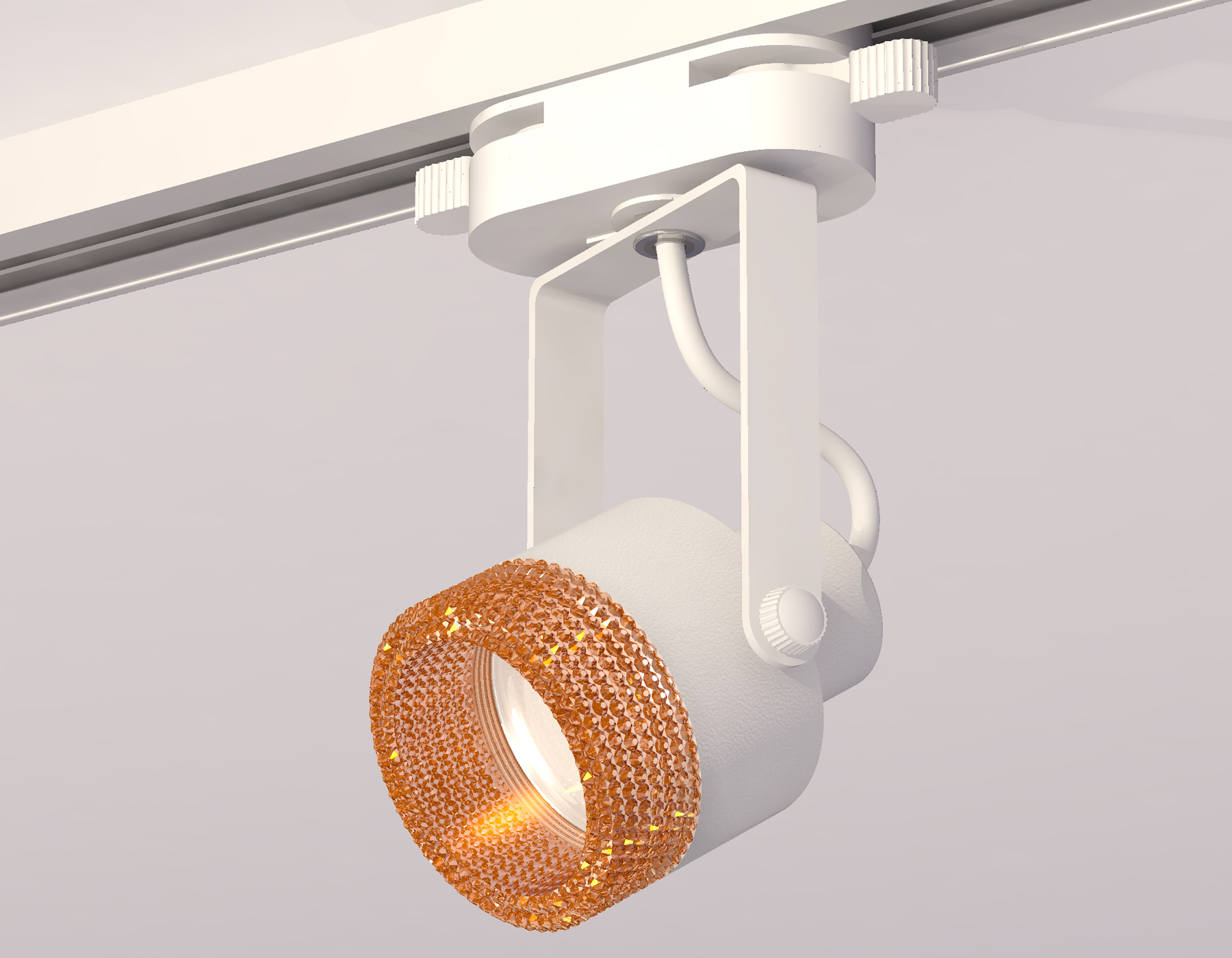 Трековый однофазный светильник XT6601064 WH/CF белый/кофе MR16 GU10 (C6601, N6154)