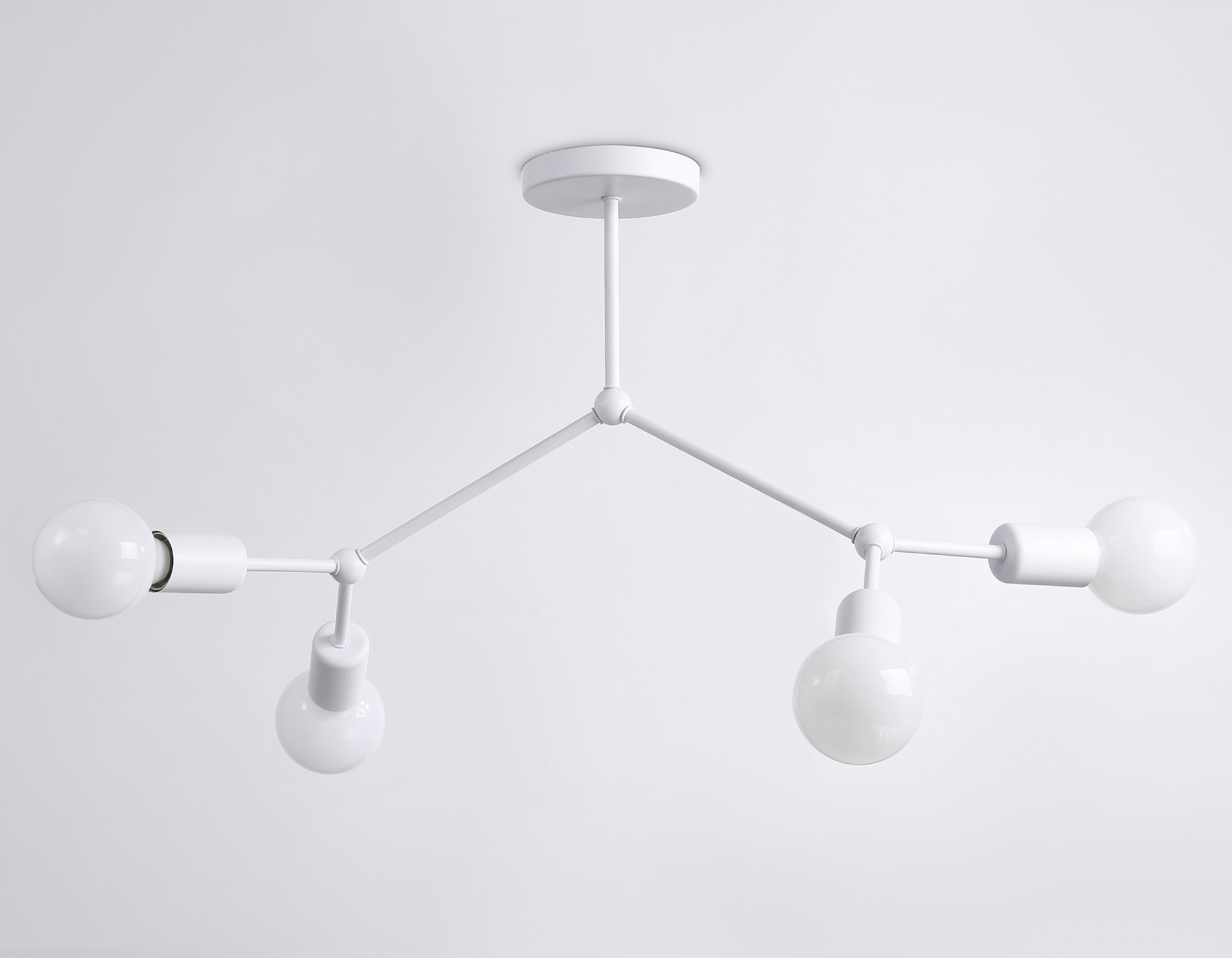 Потолочный светильник TR8031/4 WH белый E27*4 max 40W D670*440