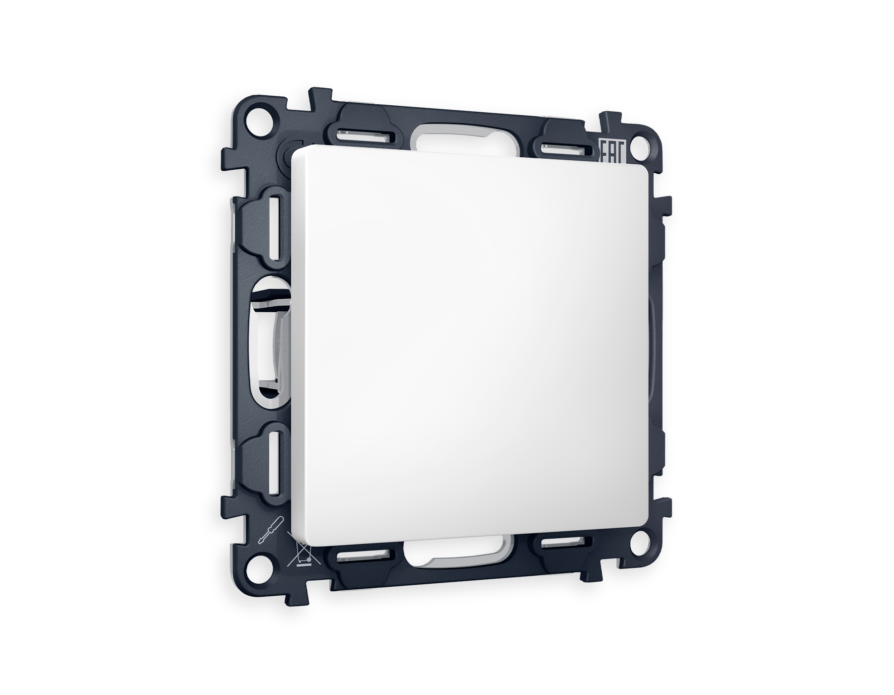 MA136010 Комплект суппорта универсального ALFA Белый матовый QUANT (AP1360, VM240)