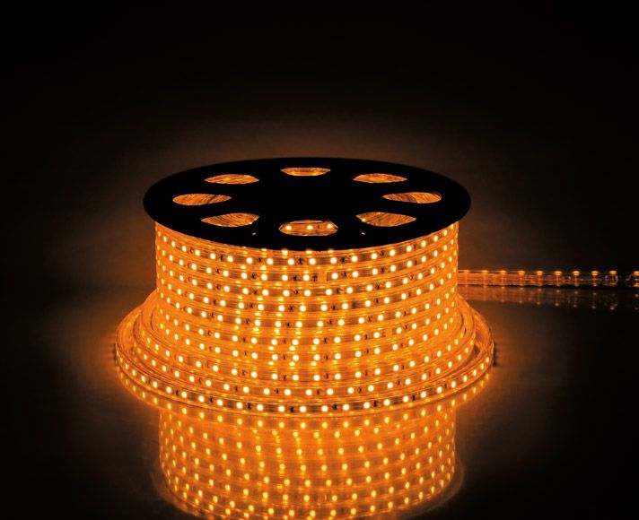 Cветодиодная LED лента Feron LS704, 60SMD(2835)/м 4.4Вт/м  100м IP65 220V желтый Cветодиодная LED лента Feron LS704, 60SMD(2835)/м 4.4Вт/м  100м IP65 220V желтый