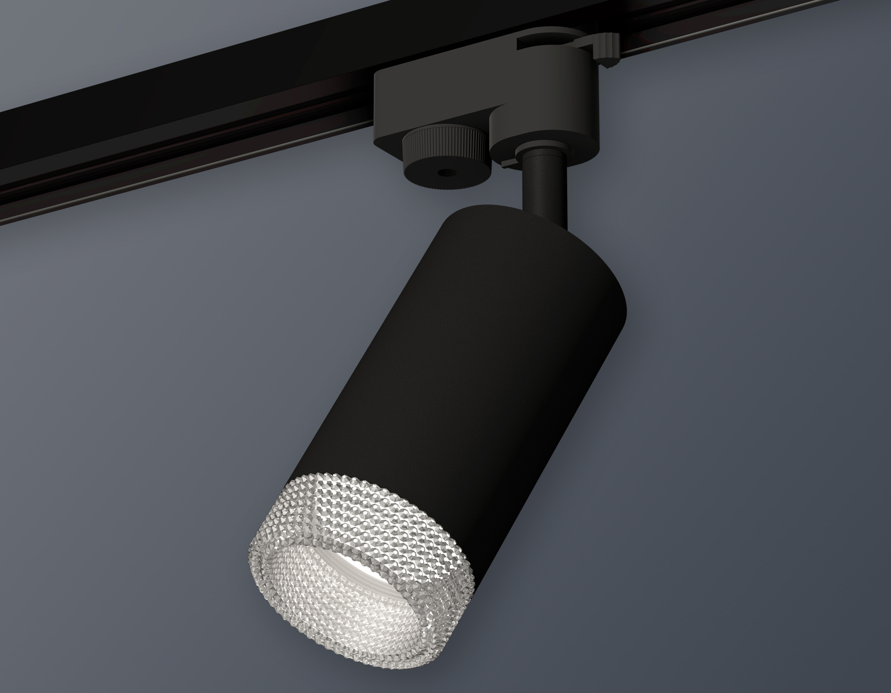 Комплект трекового светильника Ambrella XT6323080 SBK/CL черный песок/прозрачный MR16 GU5.3 (A2521, C6323, N6150)